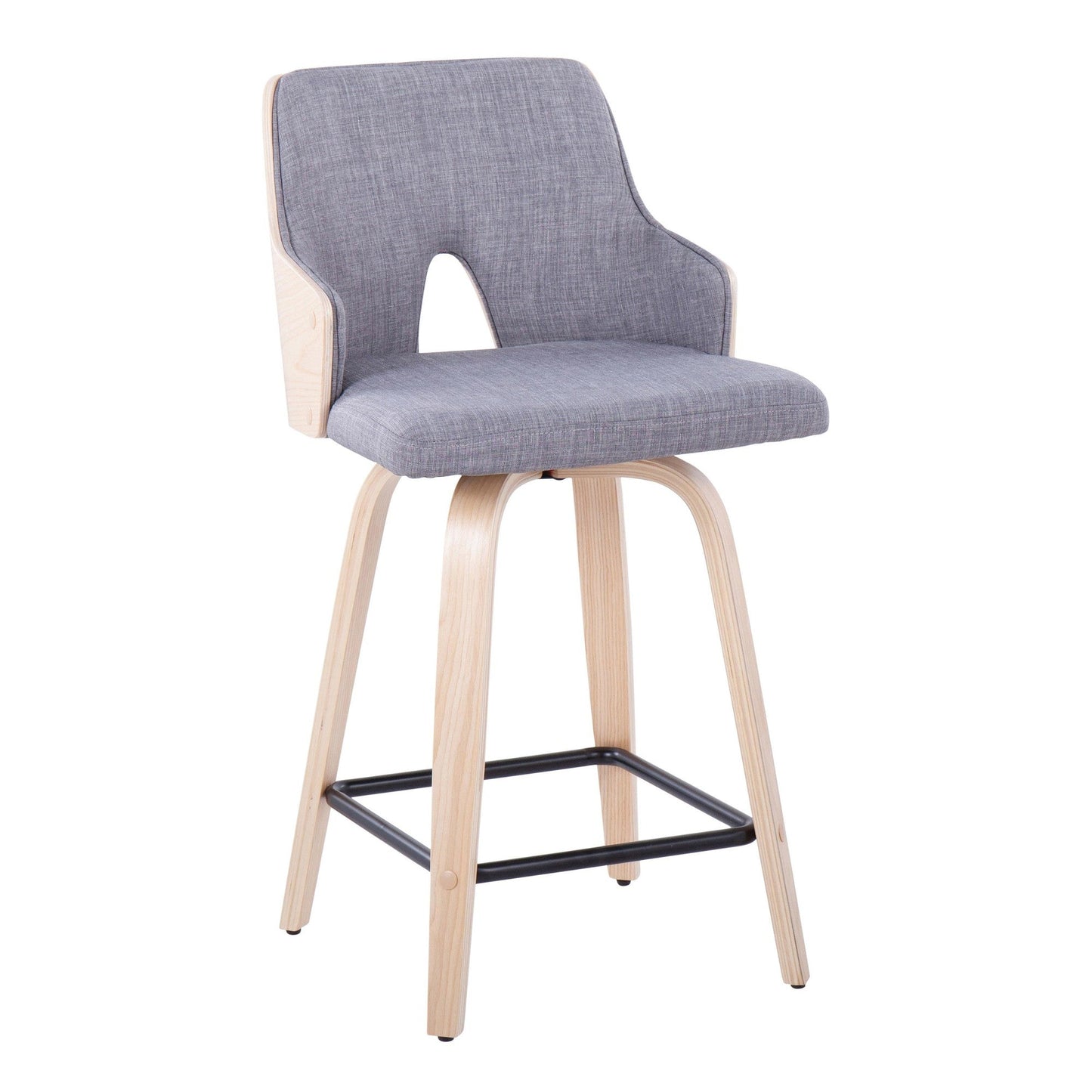 Majestic Office Furniture 24" Fixed-Height Counter Stool - Set of 2