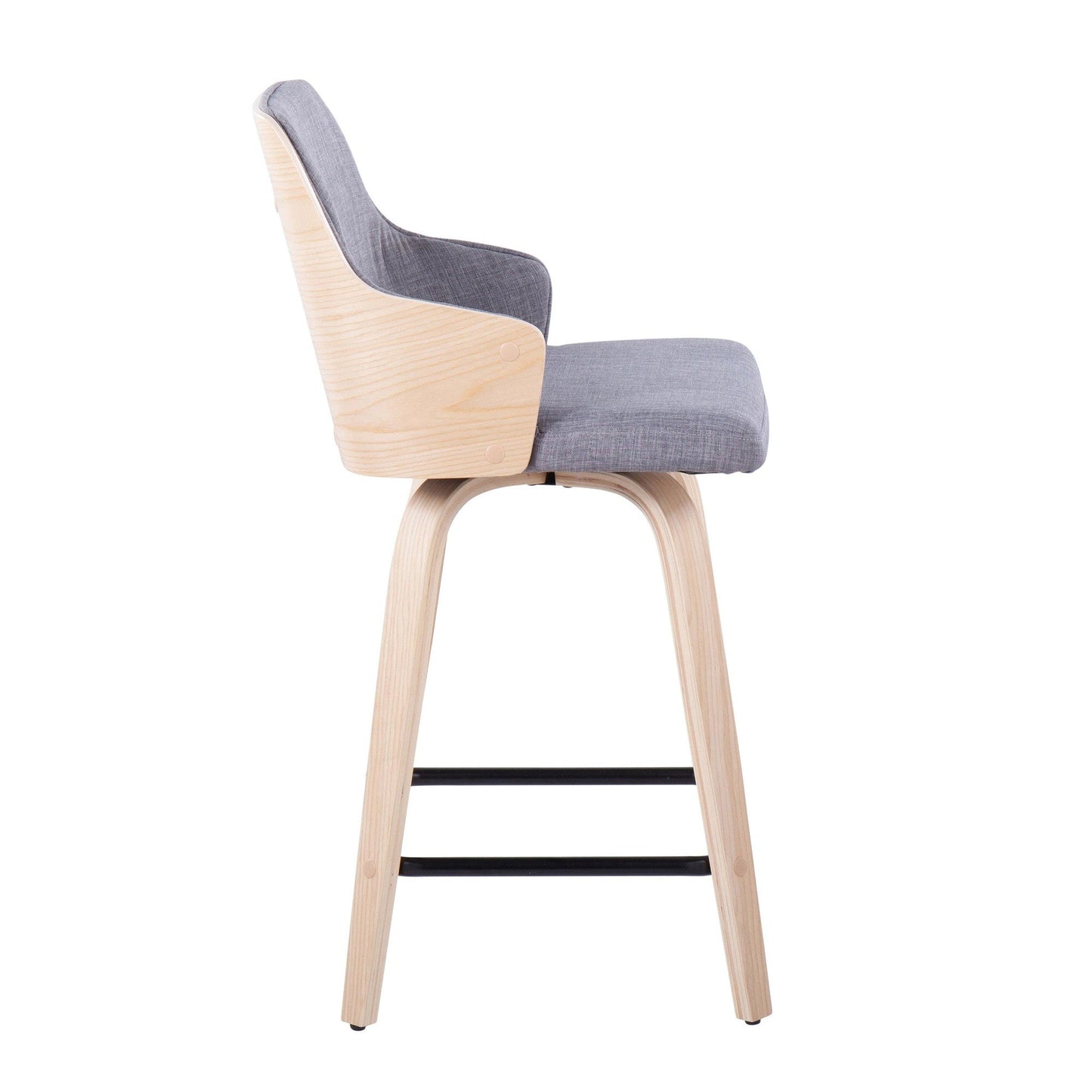 Majestic Office Furniture 24" Fixed-Height Counter Stool - Set of 2