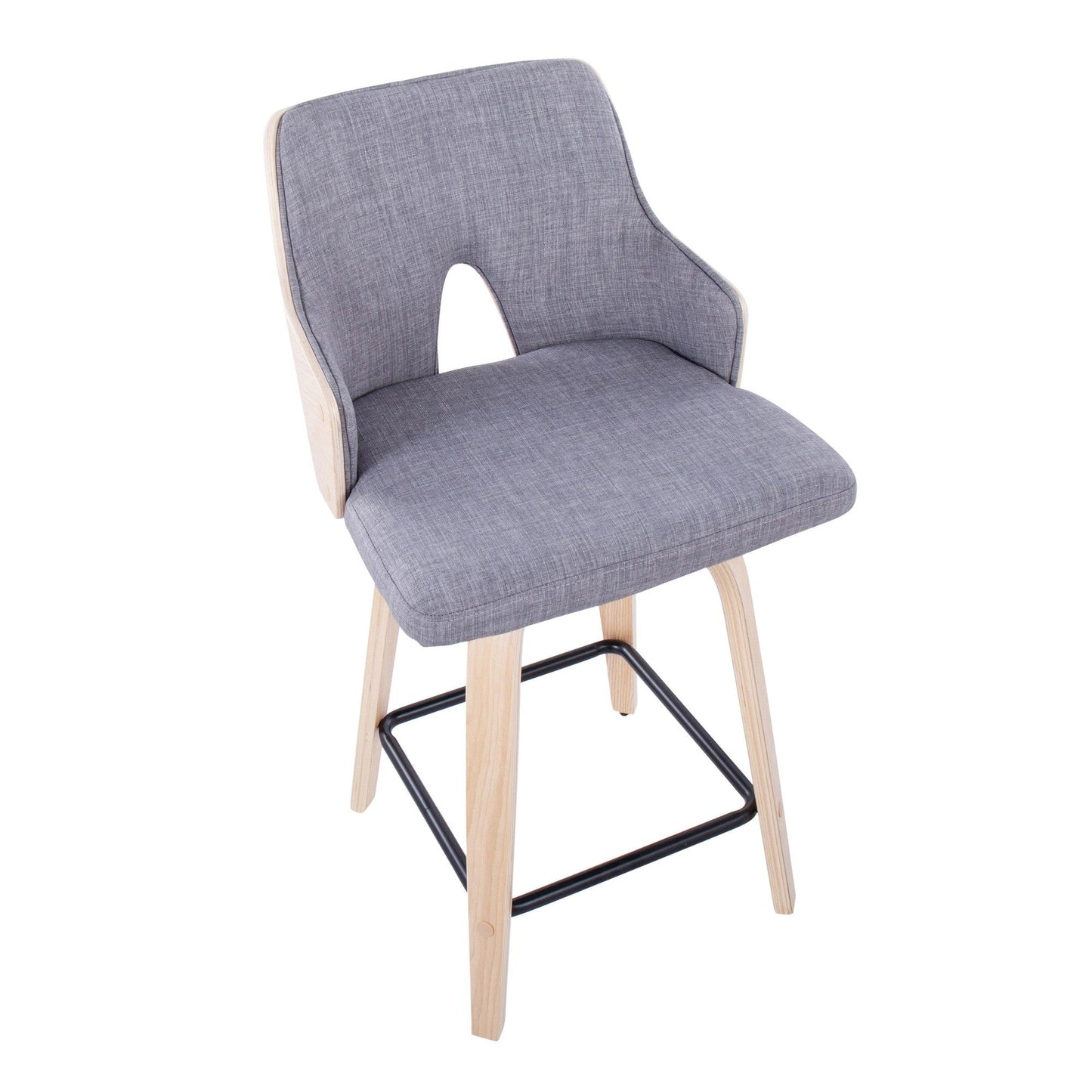 Majestic Office Furniture 24" Fixed-Height Counter Stool - Set of 2