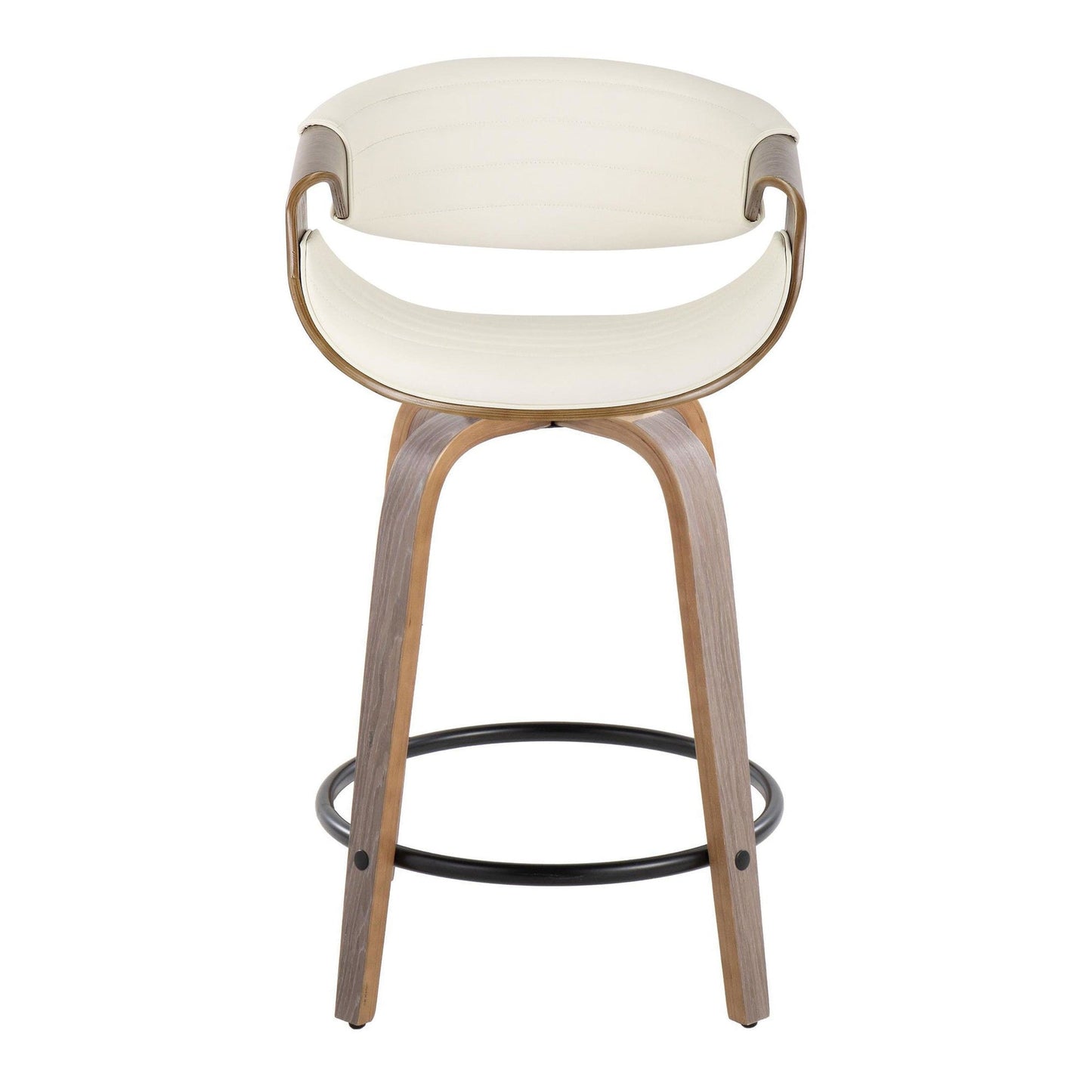 Majestic Office Furniture 24" Fixed-Height Counter Stool - Set of 2