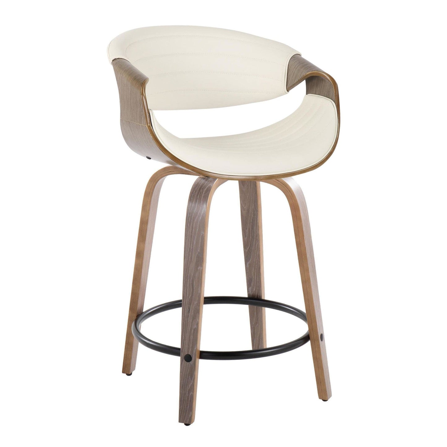 Majestic Office Furniture 24" Fixed-Height Counter Stool - Set of 2