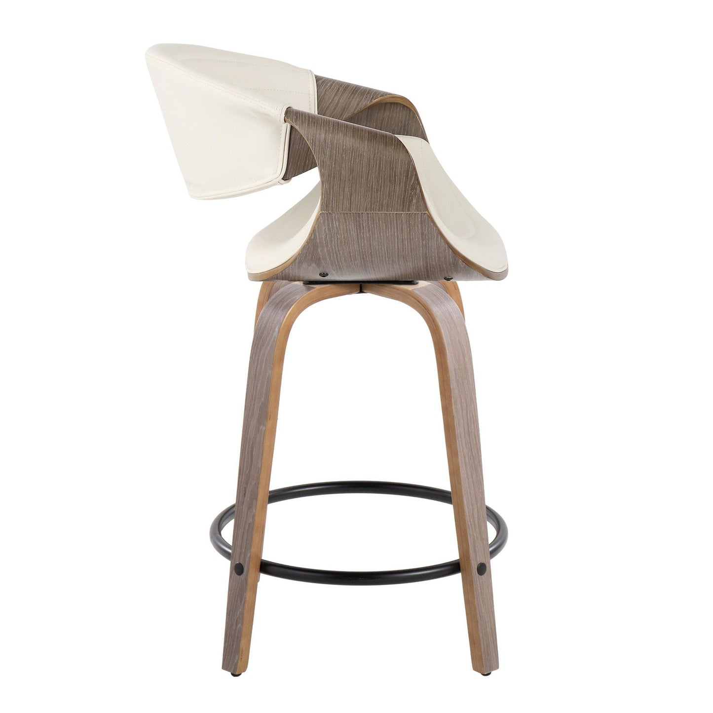 Majestic Office Furniture 24" Fixed-Height Counter Stool - Set of 2