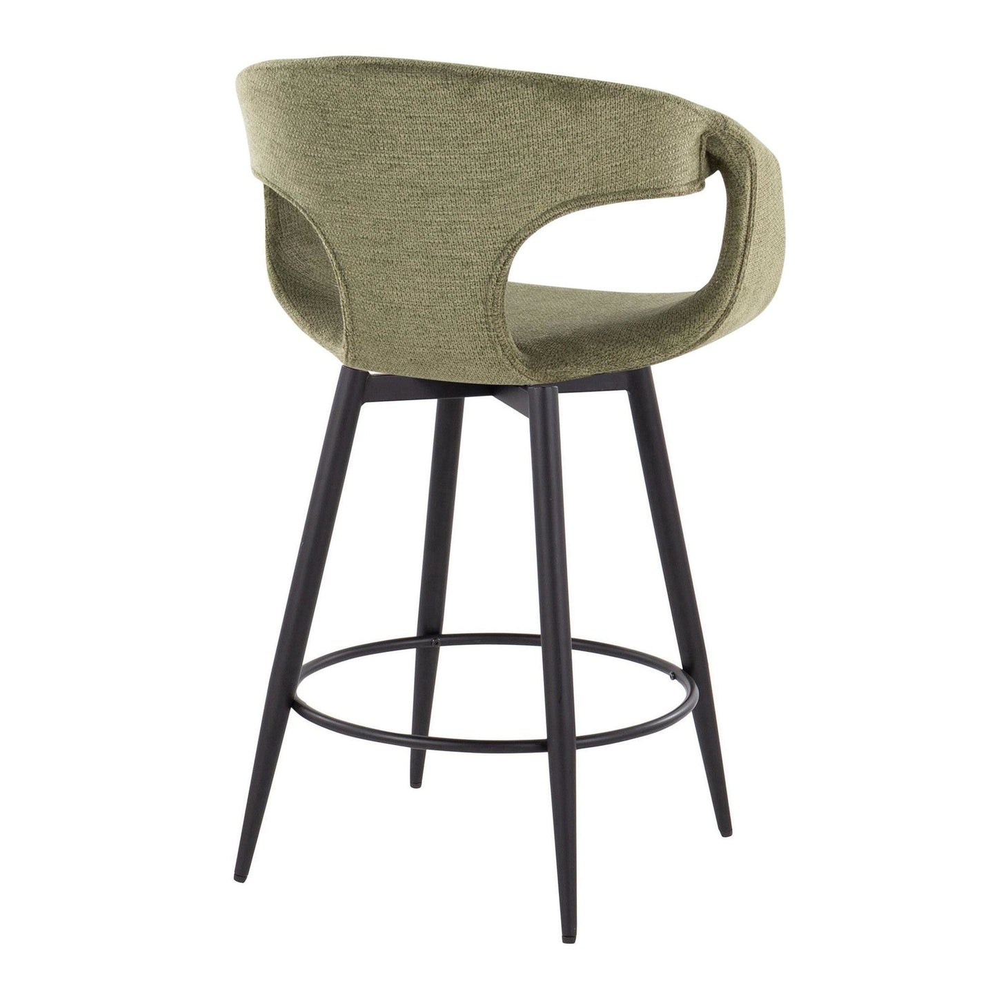 Majestic Office Furniture 25" Fixed-Height Counter Stool - Set of 2