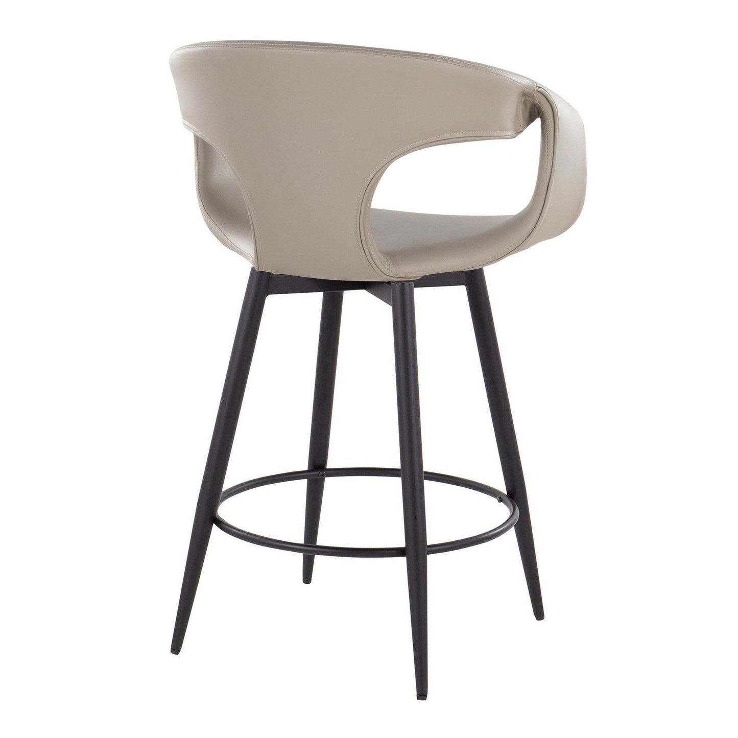 Majestic Office Furniture 25" Fixed-Height Counter Stool - Set of 2