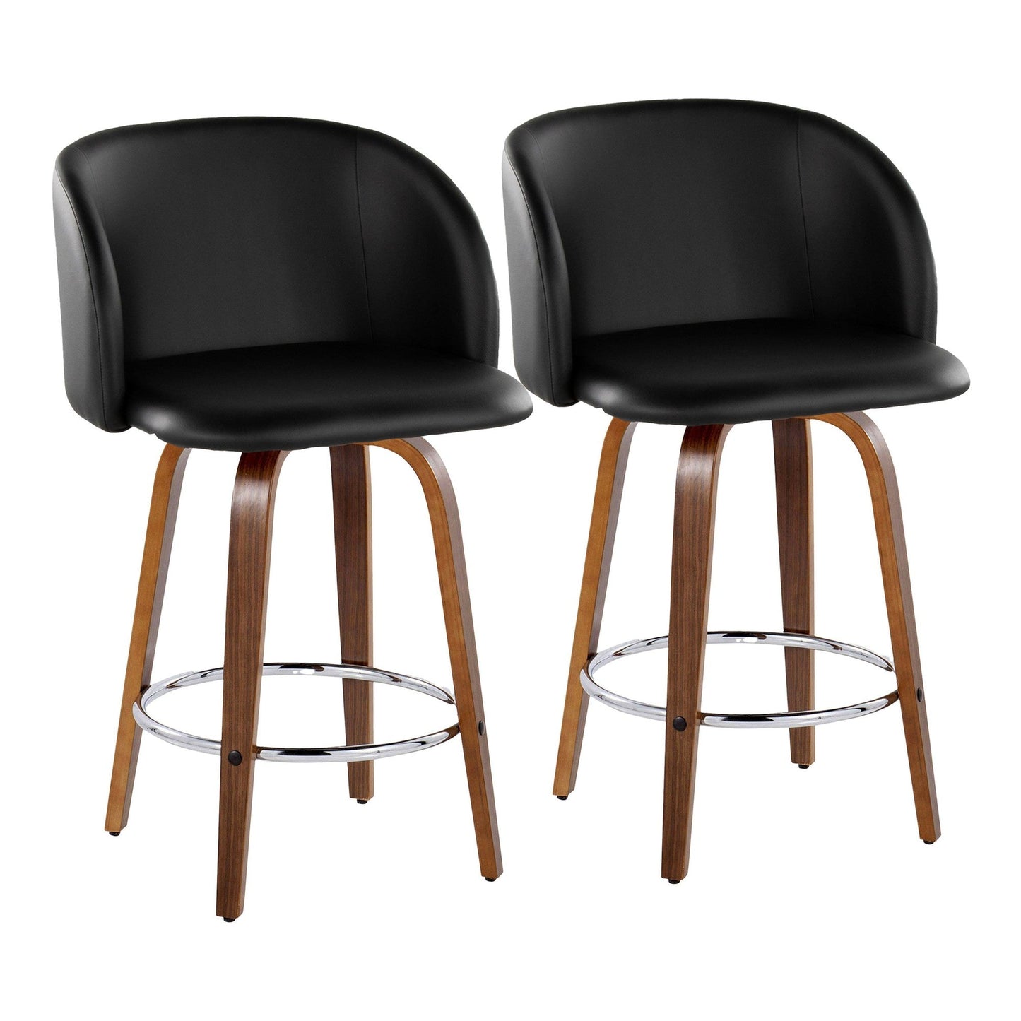 Majestic Office Furniture 25" Fixed-Height Counter Stool - Set of 2