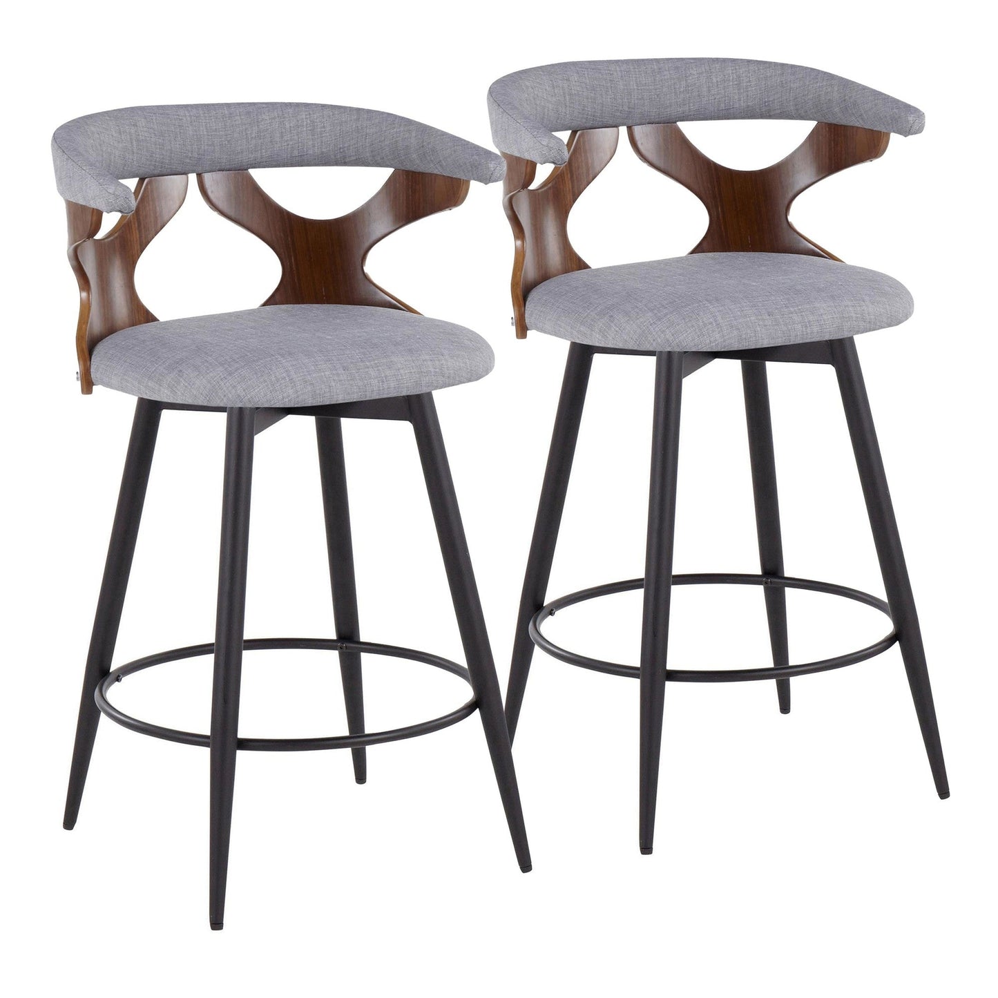 Majestic Office Furniture 25" Fixed-Height Counter Stool - Set of 2