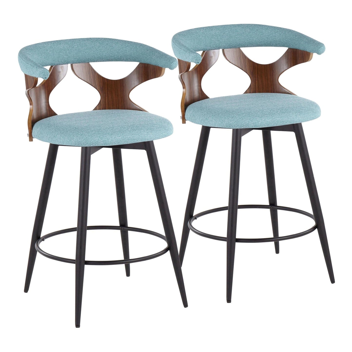 Majestic Office Furniture 25" Fixed-Height Counter Stool - Set of 2