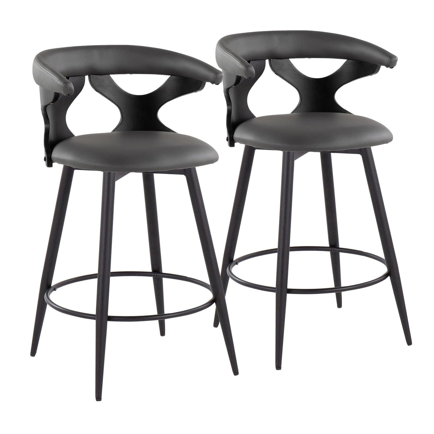 Majestic Office Furniture 25" Fixed-Height Counter Stool - Set of 2