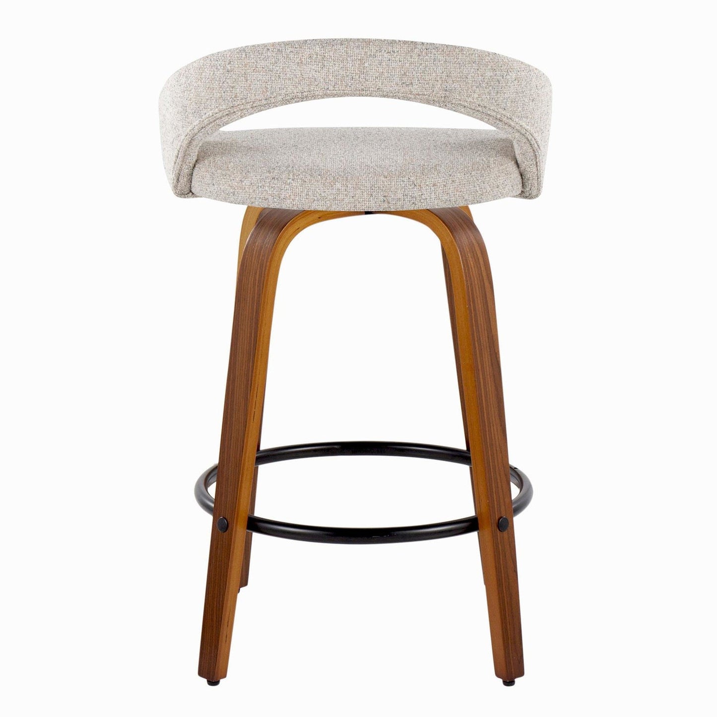 Majestic Office Furniture Upholstered 26" Fixed-Height Counter Stool - Set of 2