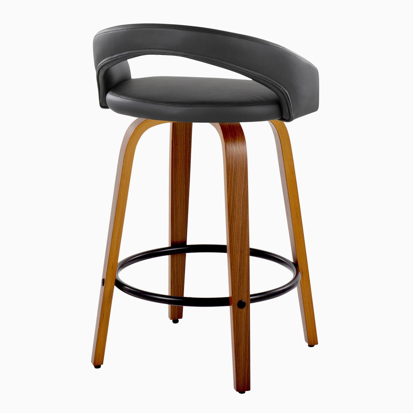 Majestic Office Furniture Upholstered 26" Fixed-Height Counter Stool - Set of 2