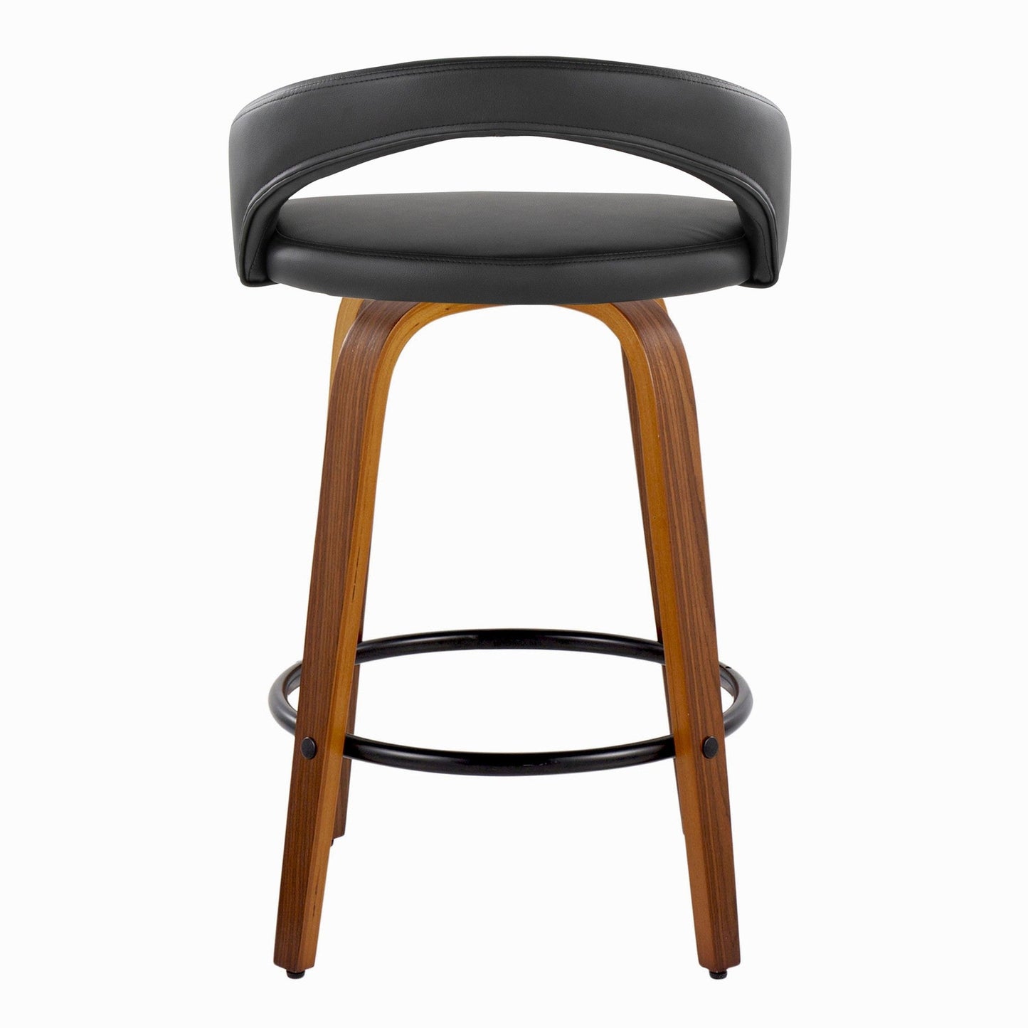 Majestic Office Furniture Upholstered 26" Fixed-Height Counter Stool - Set of 2