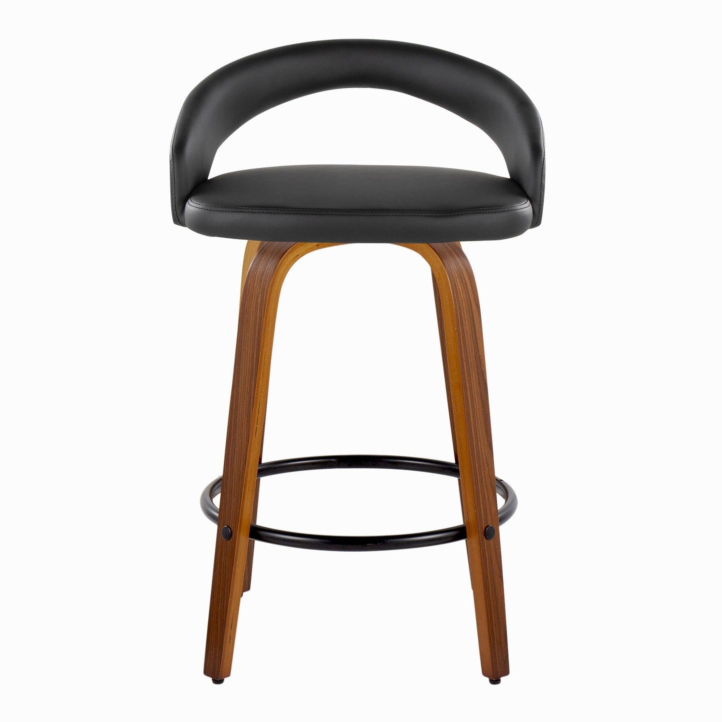 Majestic Office Furniture Upholstered 26" Fixed-Height Counter Stool - Set of 2