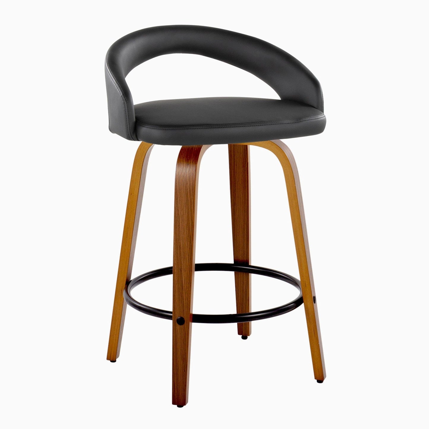 Majestic Office Furniture Upholstered 26" Fixed-Height Counter Stool - Set of 2