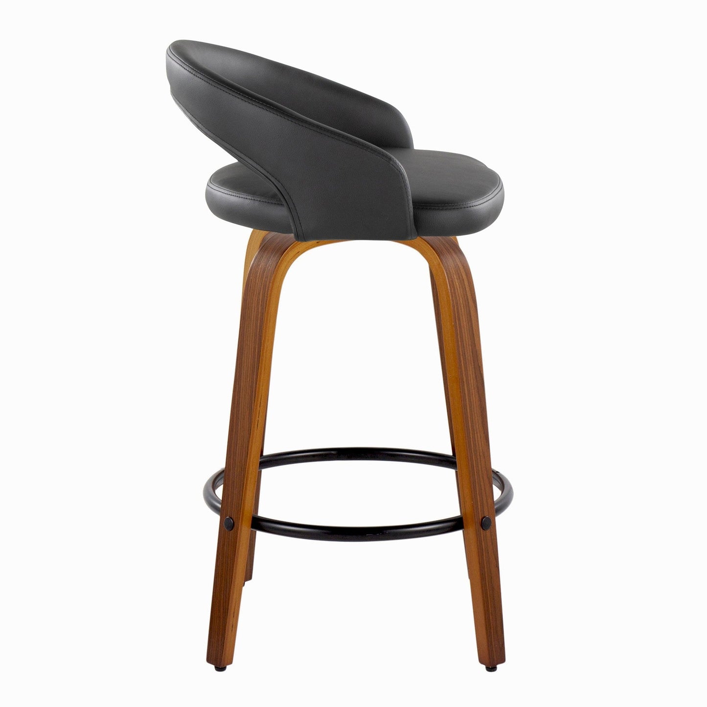 Majestic Office Furniture Upholstered 26" Fixed-Height Counter Stool - Set of 2