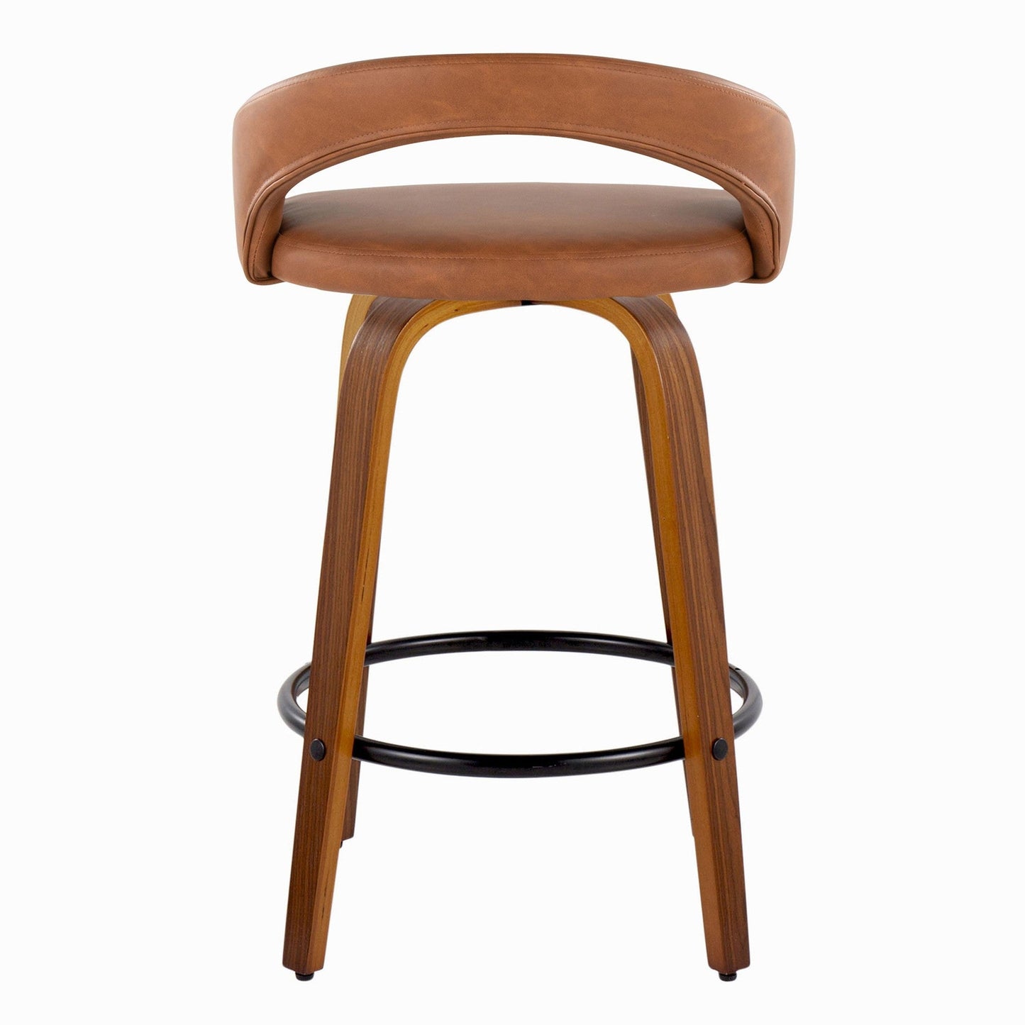 Majestic Office Furniture Upholstered 26" Fixed-Height Counter Stool - Set of 2