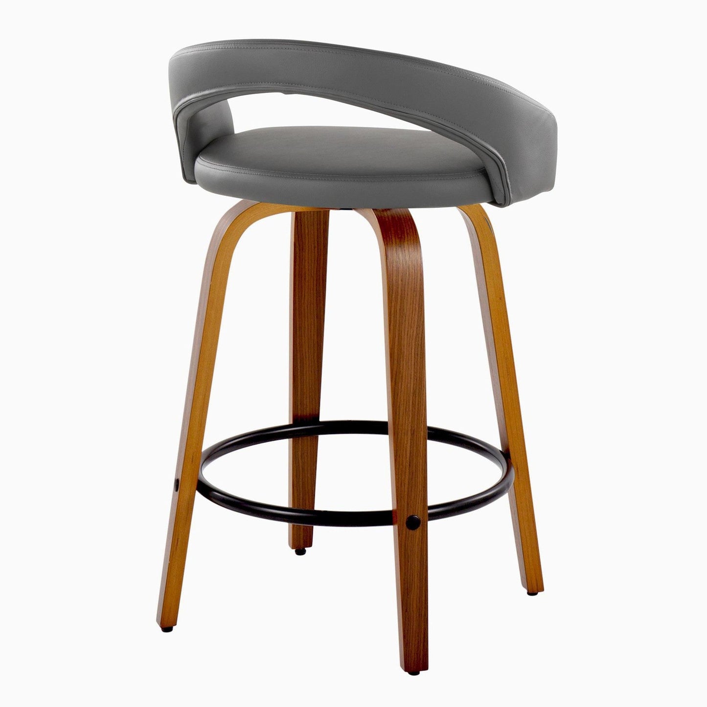 Majestic Office Furniture Upholstered 26" Fixed-Height Counter Stool - Set of 2