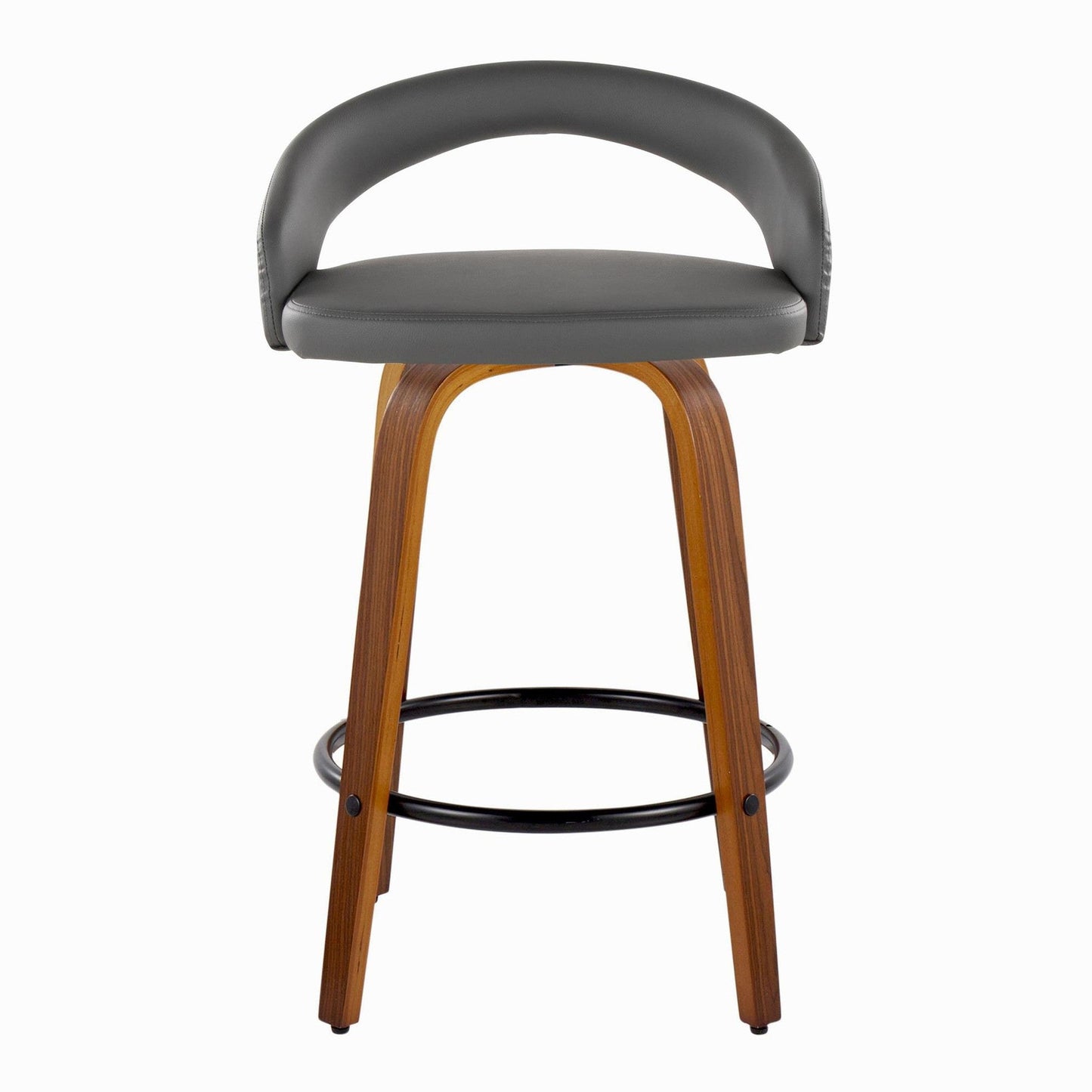 Majestic Office Furniture Upholstered 26" Fixed-Height Counter Stool - Set of 2