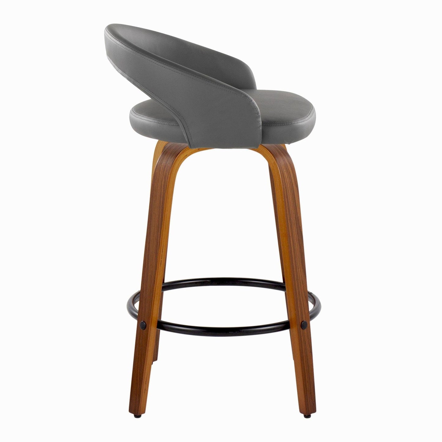 Majestic Office Furniture Upholstered 26" Fixed-Height Counter Stool - Set of 2