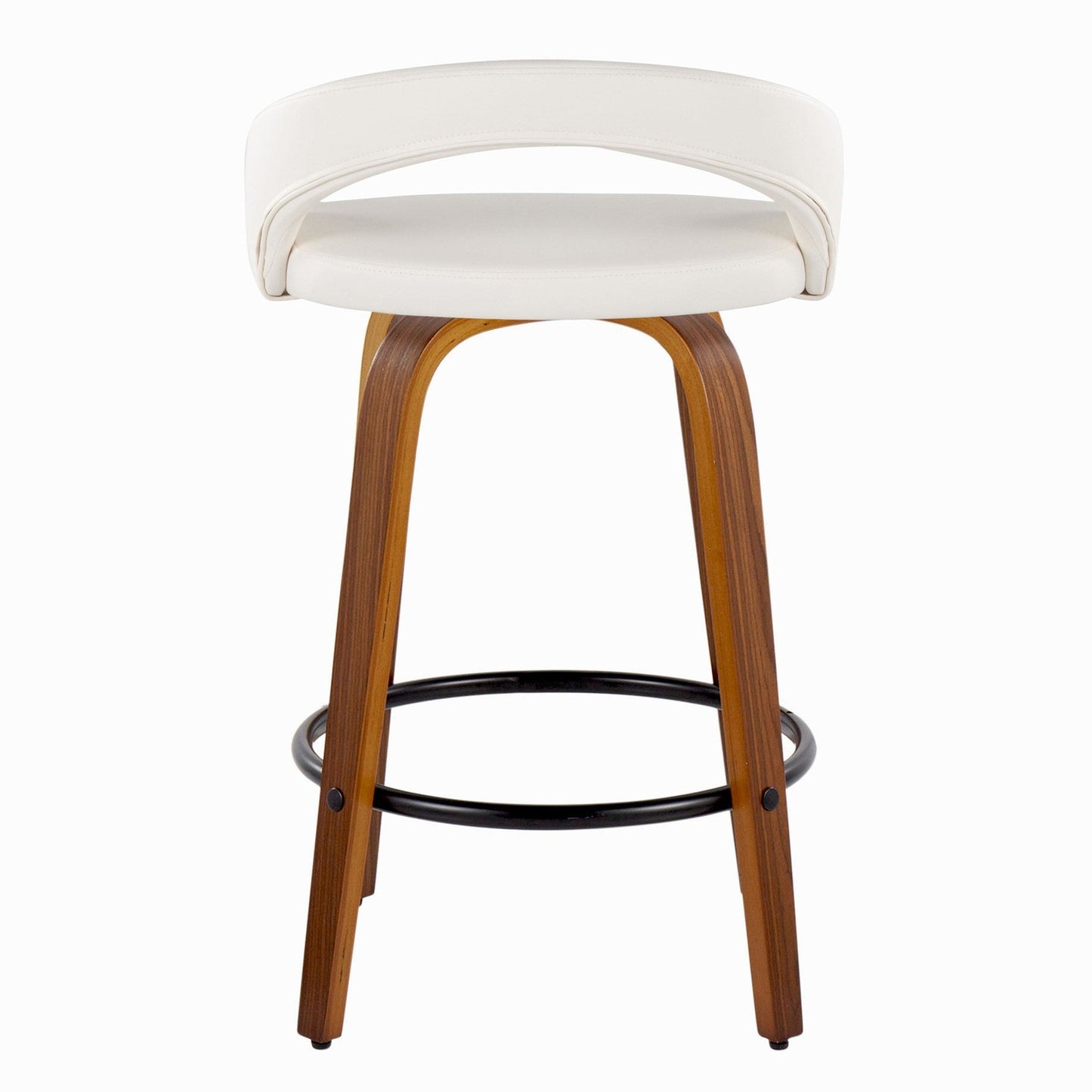 Majestic Office Furniture Upholstered 26" Fixed-Height Counter Stool - Set of 2