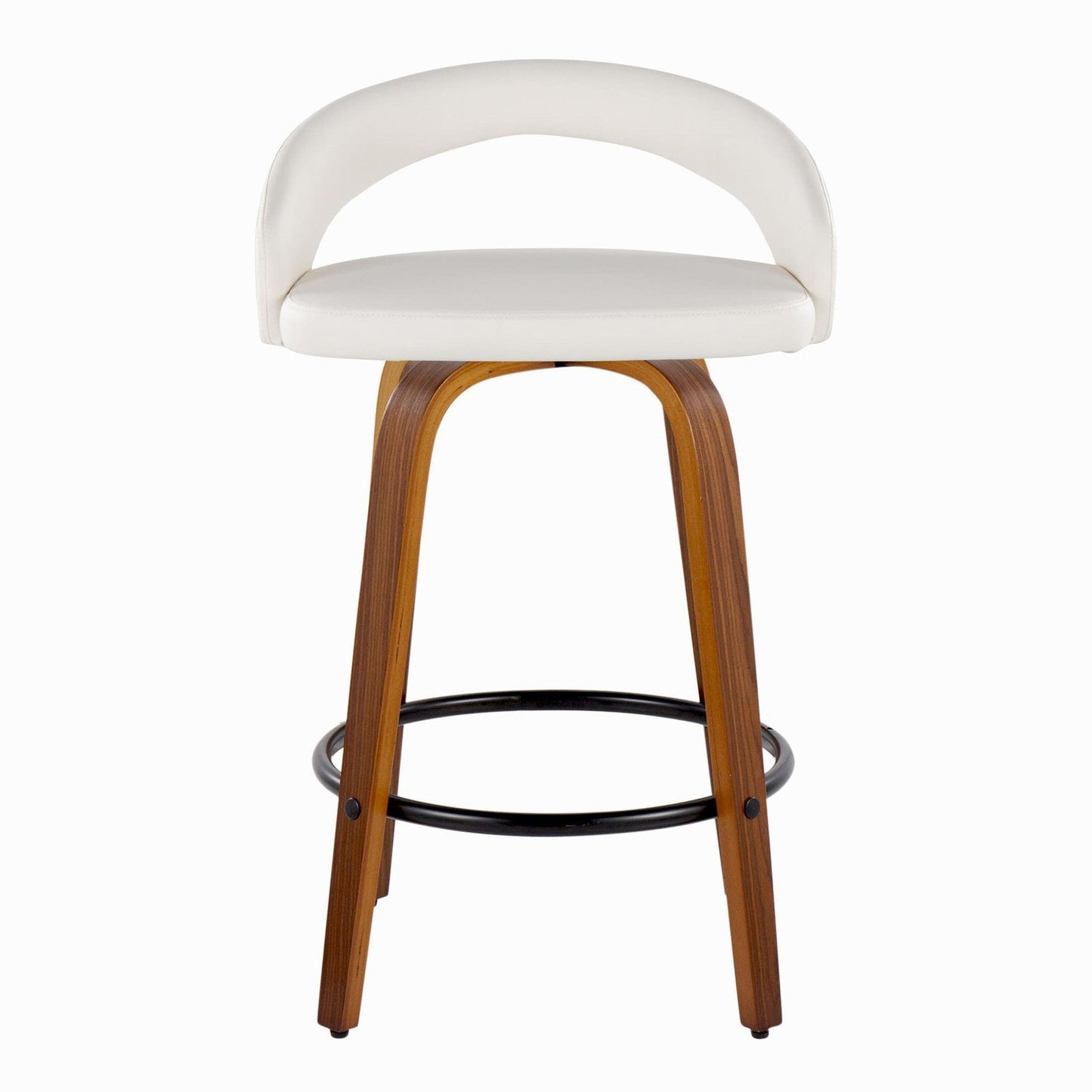 Majestic Office Furniture Upholstered 26" Fixed-Height Counter Stool - Set of 2