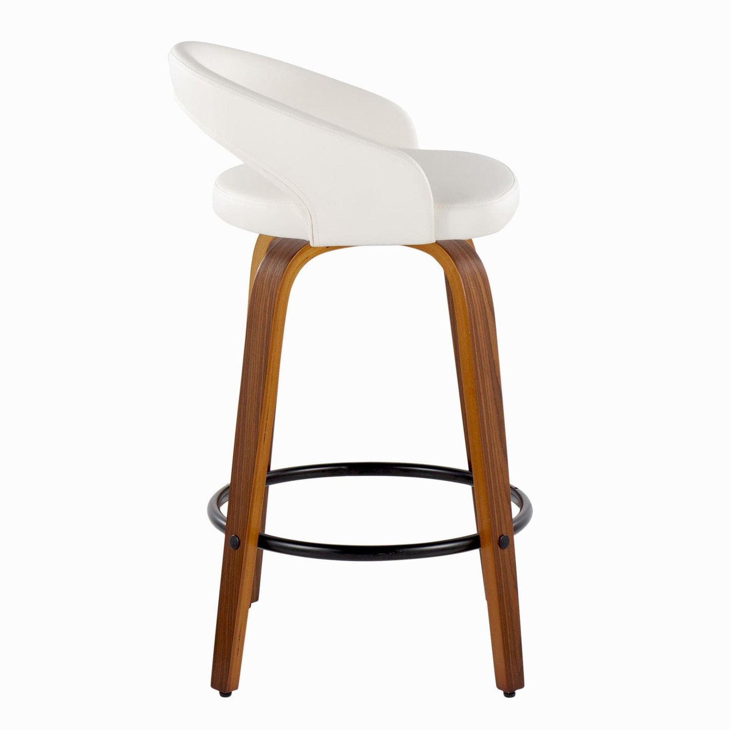 Majestic Office Furniture Upholstered 26" Fixed-Height Counter Stool - Set of 2
