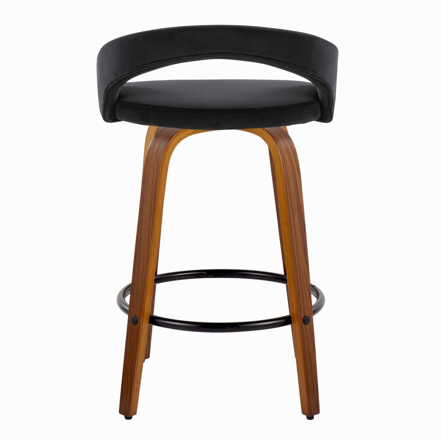 Majestic Office Furniture Upholstered 26" Fixed-Height Counter Stool - Set of 2