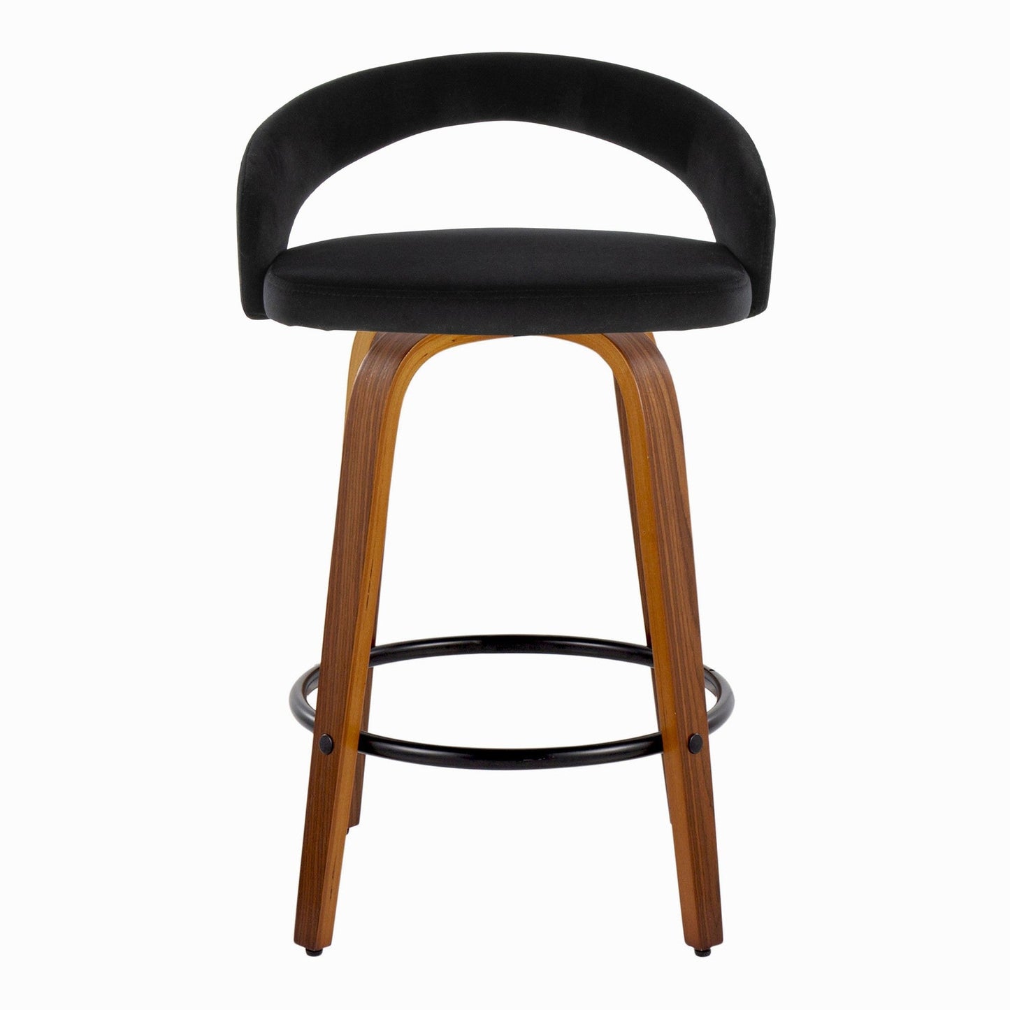 Majestic Office Furniture Upholstered 26" Fixed-Height Counter Stool - Set of 2