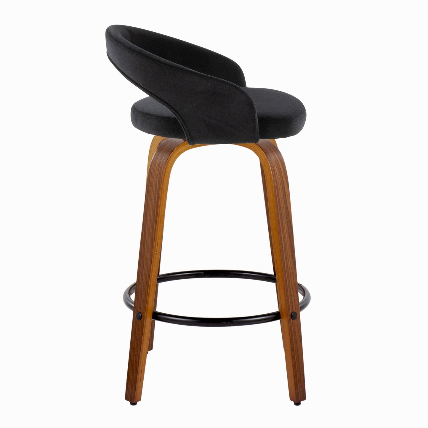 Majestic Office Furniture Upholstered 26" Fixed-Height Counter Stool - Set of 2