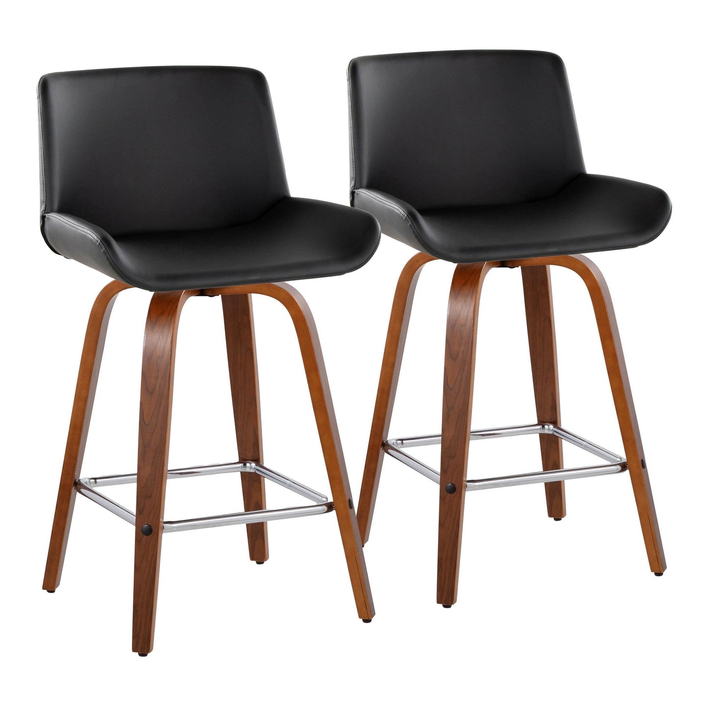 Majestic Office Furniture 25" Fixed-Height Counter Stool - Set of 2