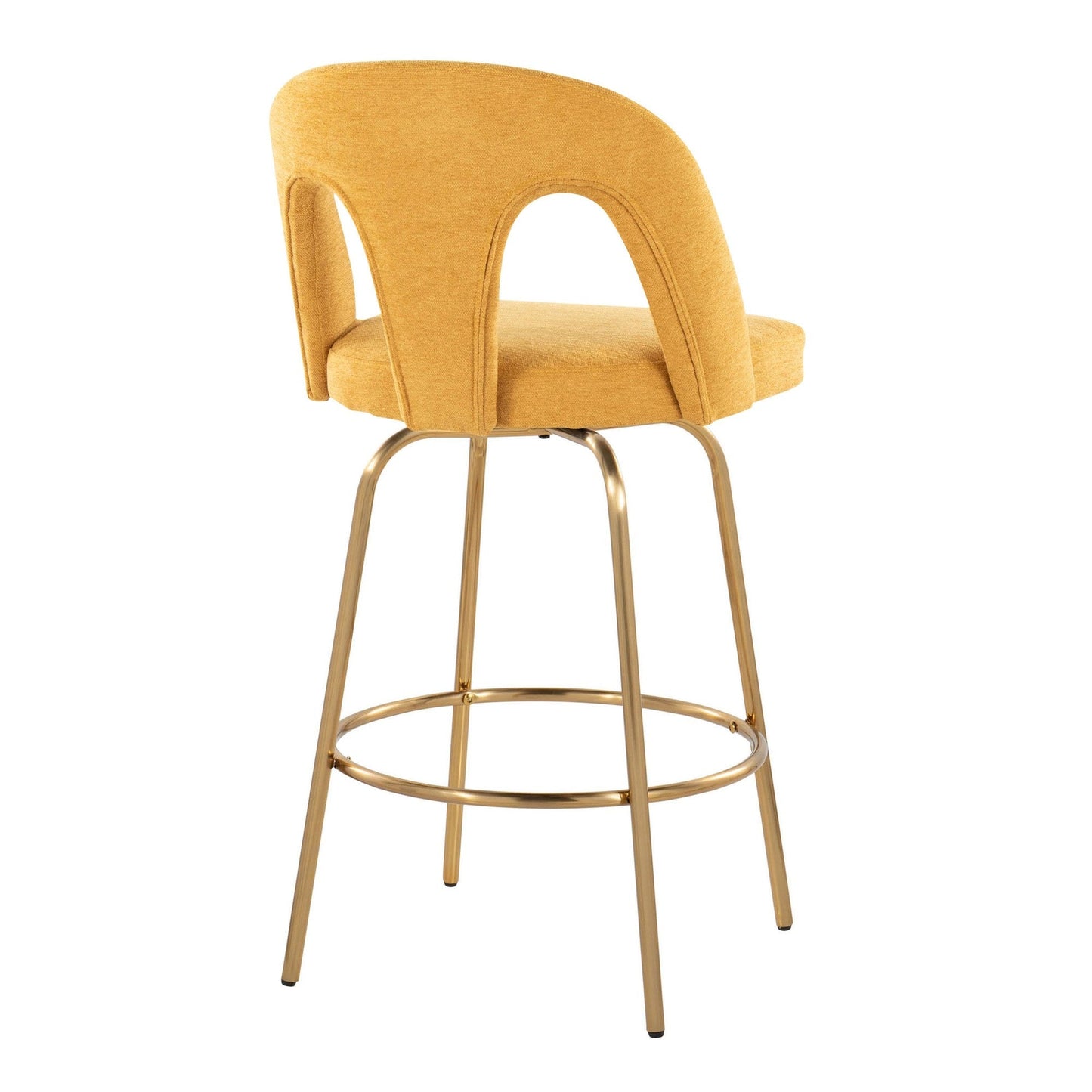 Majestic Office Furniture Upholstered 26" Fixed-Height Counter Stool - Set of 2