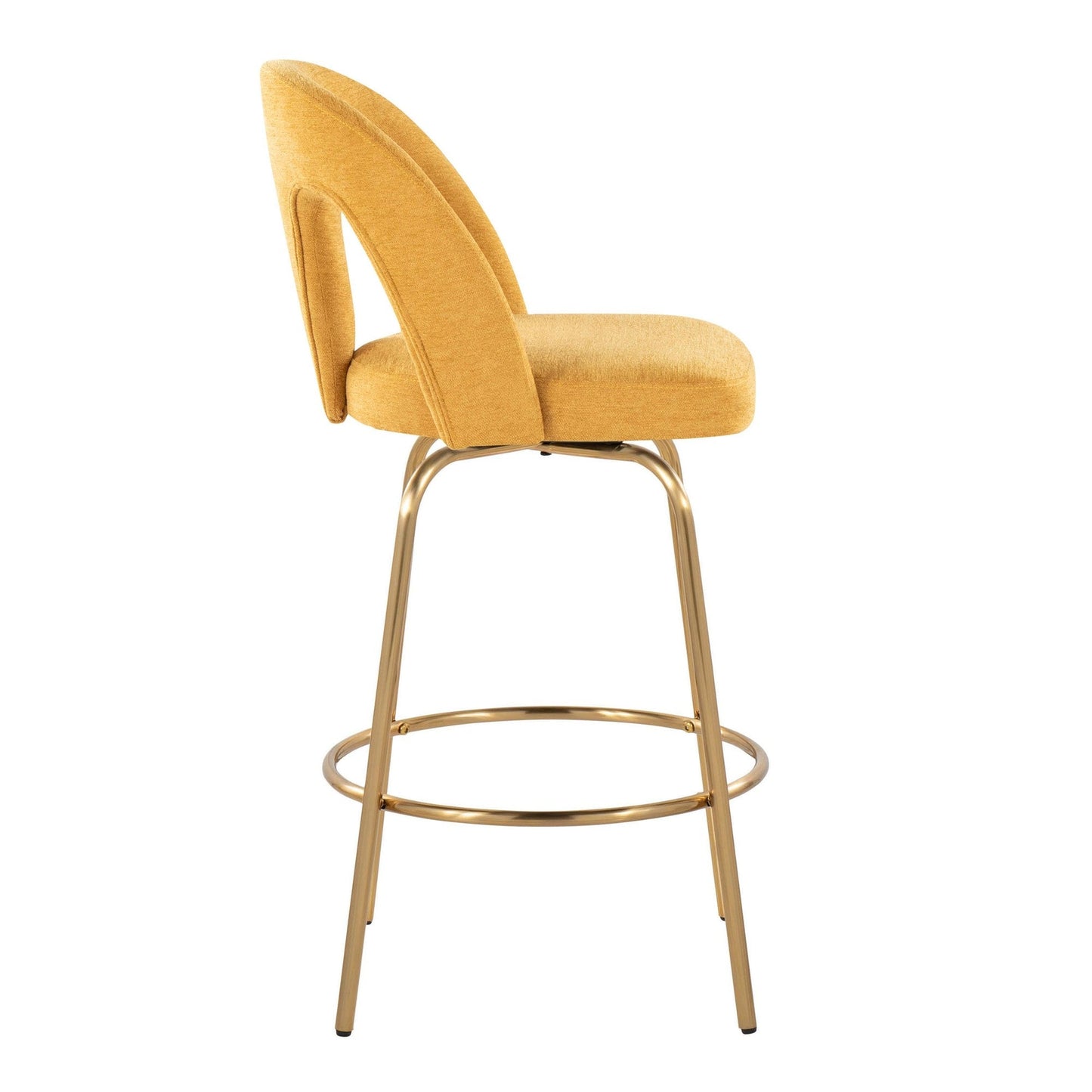 Majestic Office Furniture Upholstered 26" Fixed-Height Counter Stool - Set of 2