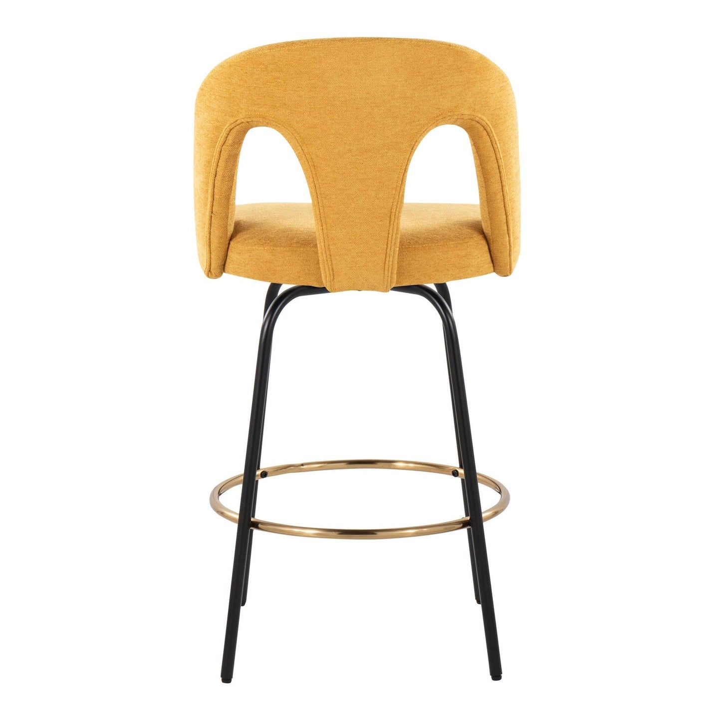 Majestic Office Furniture Upholstered 26" Fixed-Height Counter Stool - Set of 2