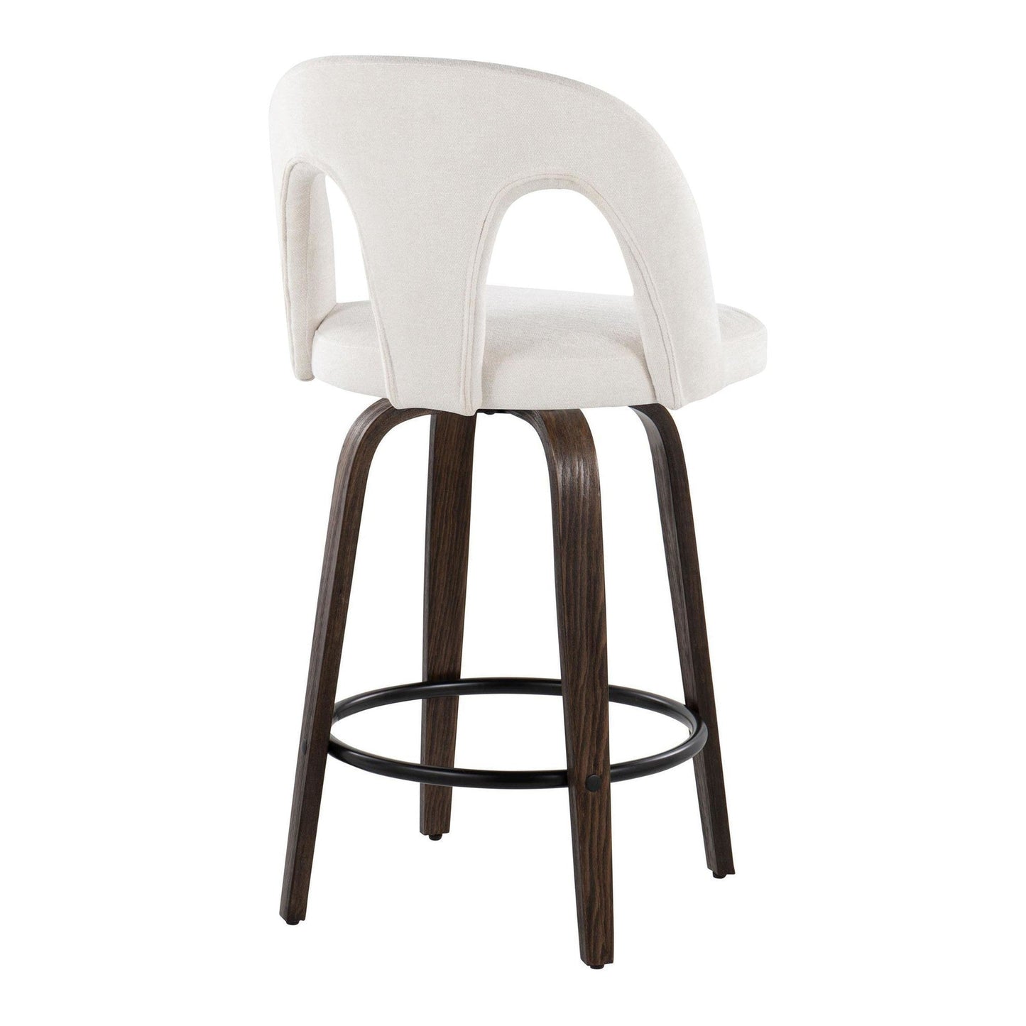Majestic Office Furniture Upholstered 26" Fixed-Height Counter Stool - Set of 2