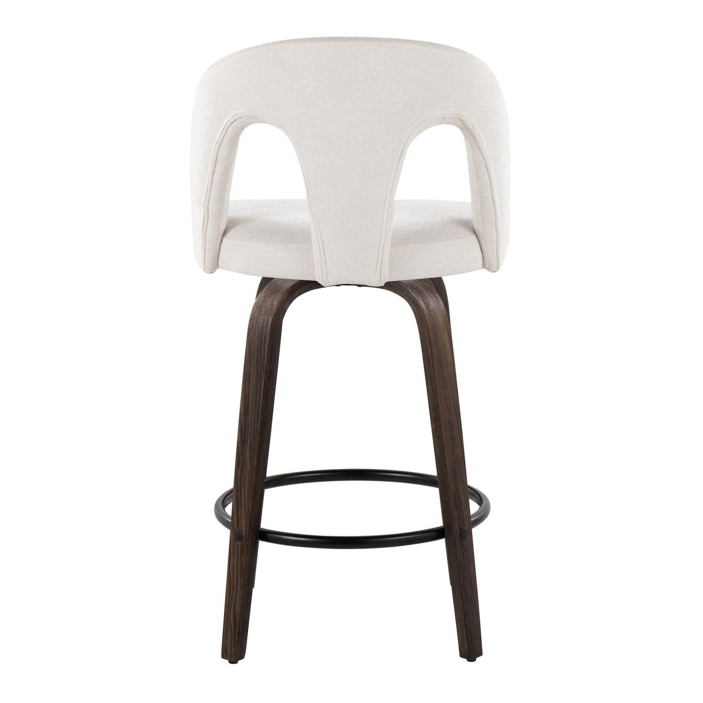 Majestic Office Furniture Upholstered 26" Fixed-Height Counter Stool - Set of 2