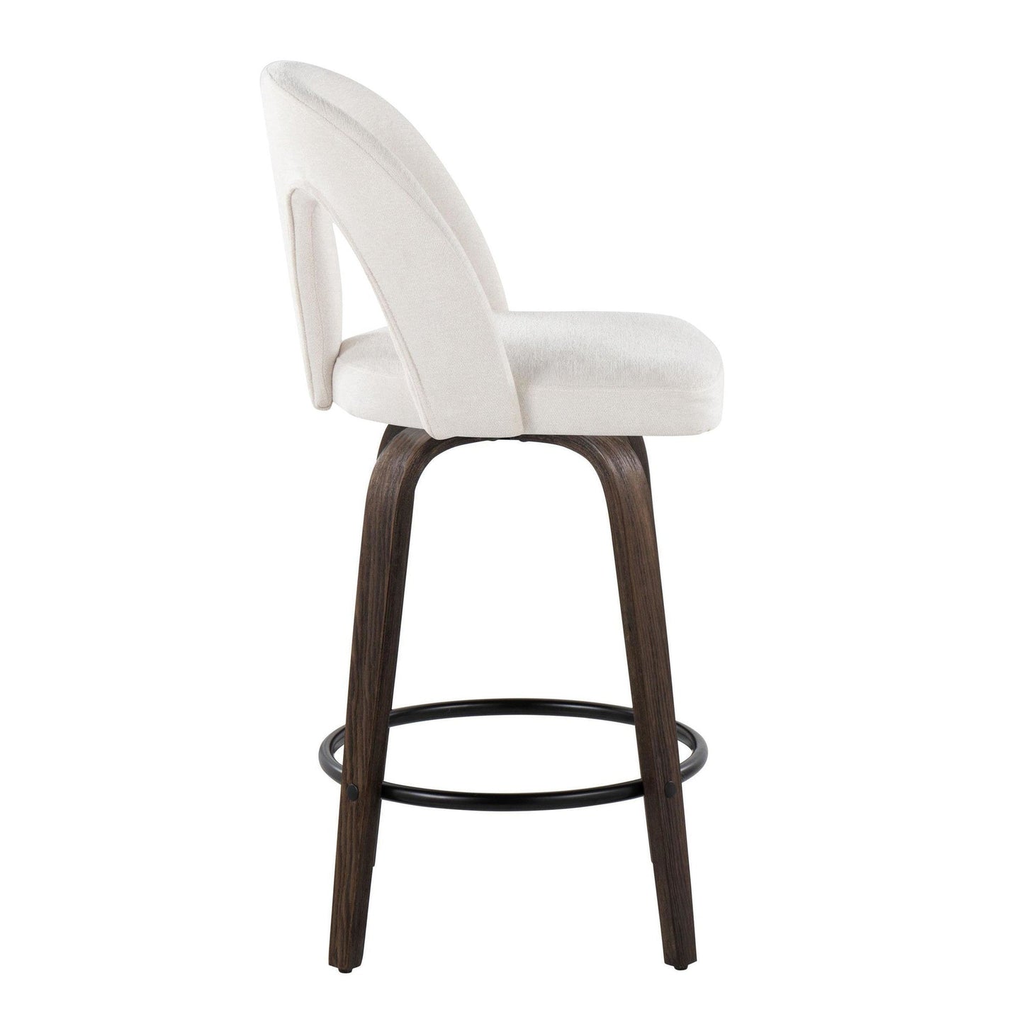 Majestic Office Furniture Upholstered 26" Fixed-Height Counter Stool - Set of 2