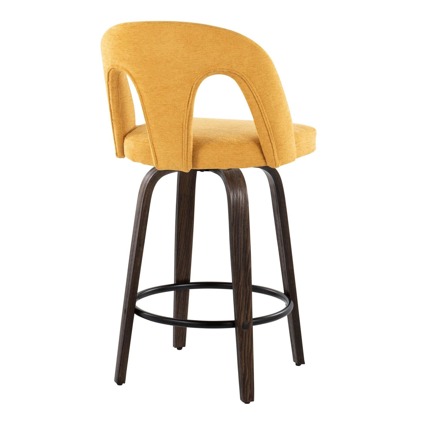 Majestic Office Furniture Upholstered 26" Fixed-Height Counter Stool - Set of 2