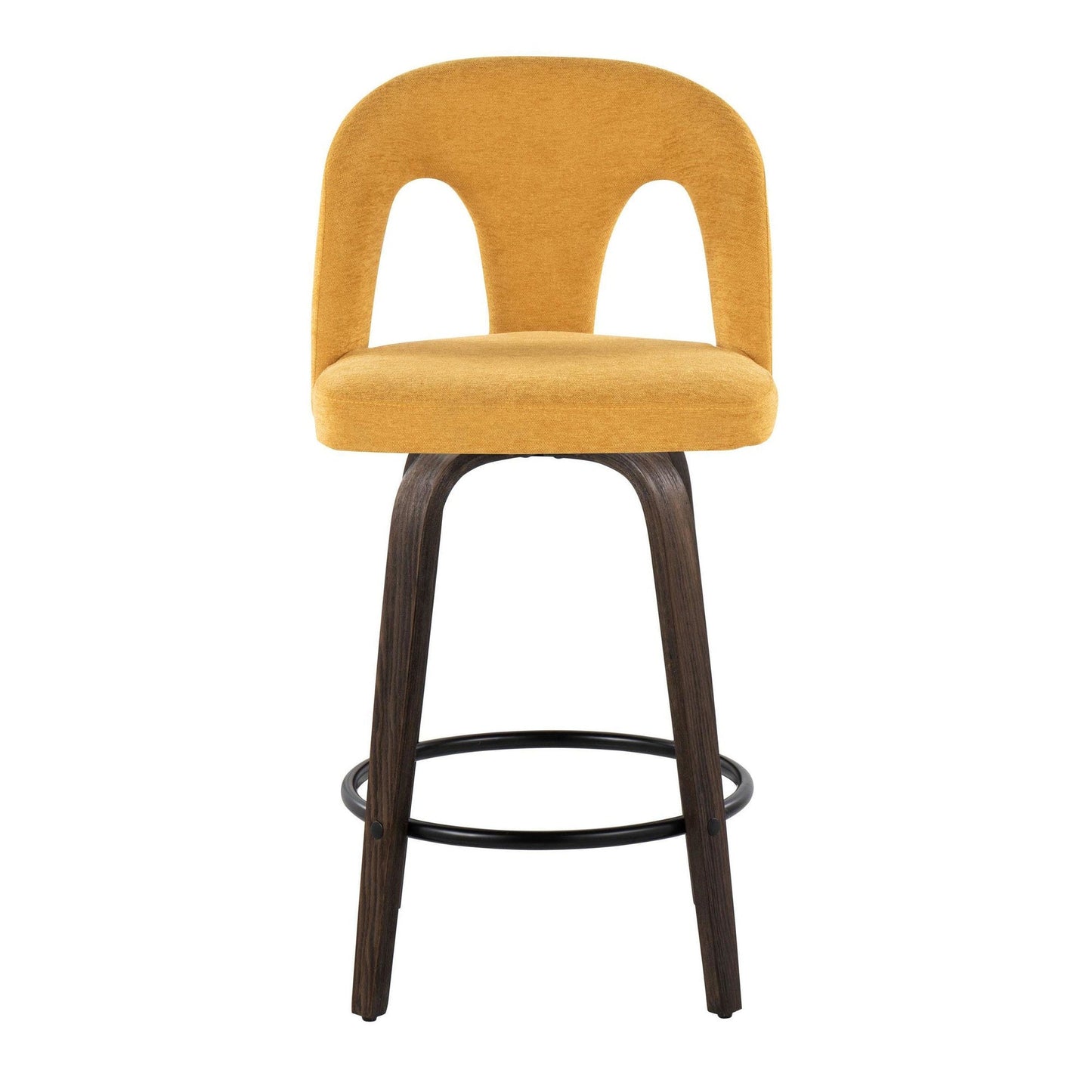 Majestic Office Furniture Upholstered 26" Fixed-Height Counter Stool - Set of 2