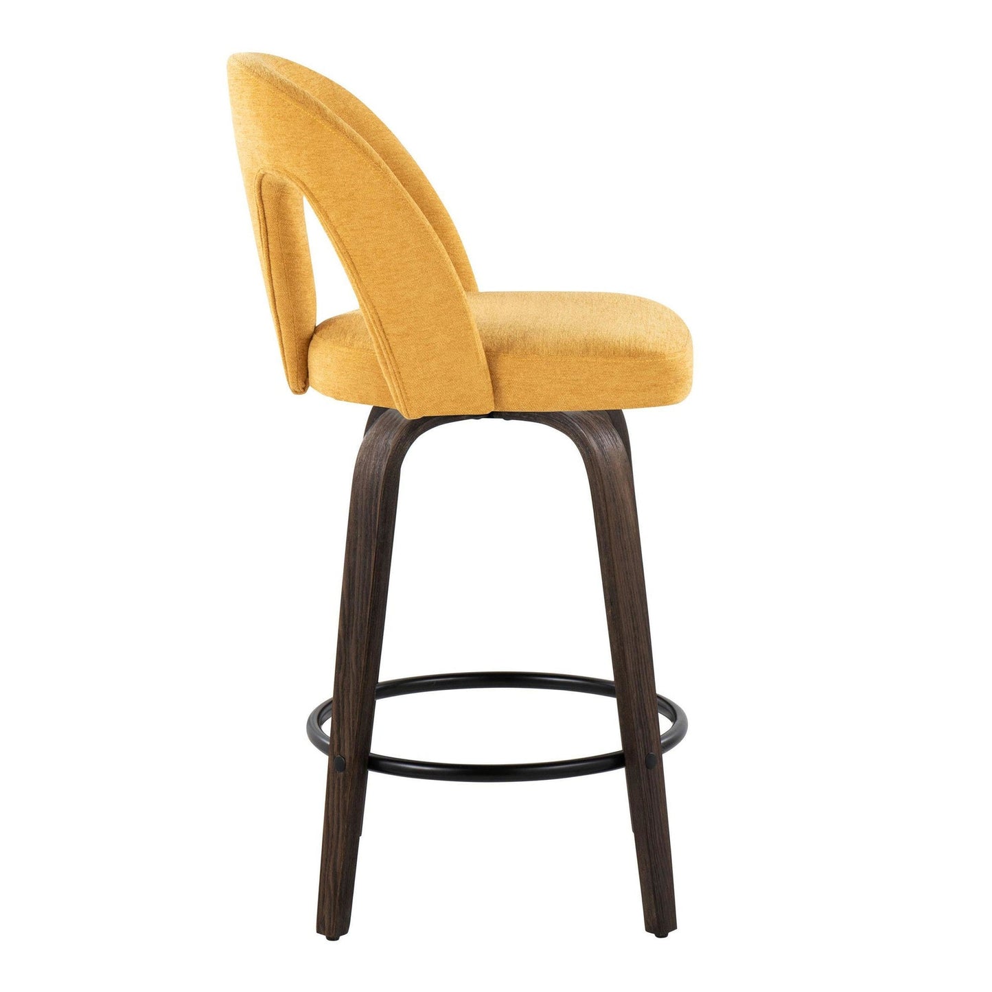 Majestic Office Furniture Upholstered 26" Fixed-Height Counter Stool - Set of 2