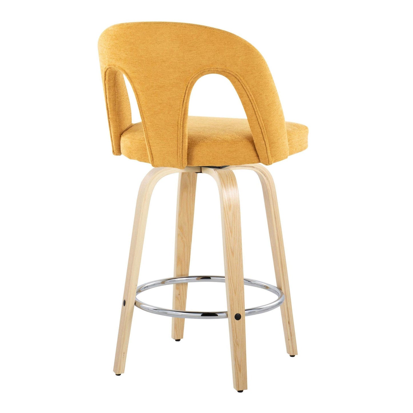 Majestic Office Furniture Upholstered 26" Fixed-Height Counter Stool - Set of 2