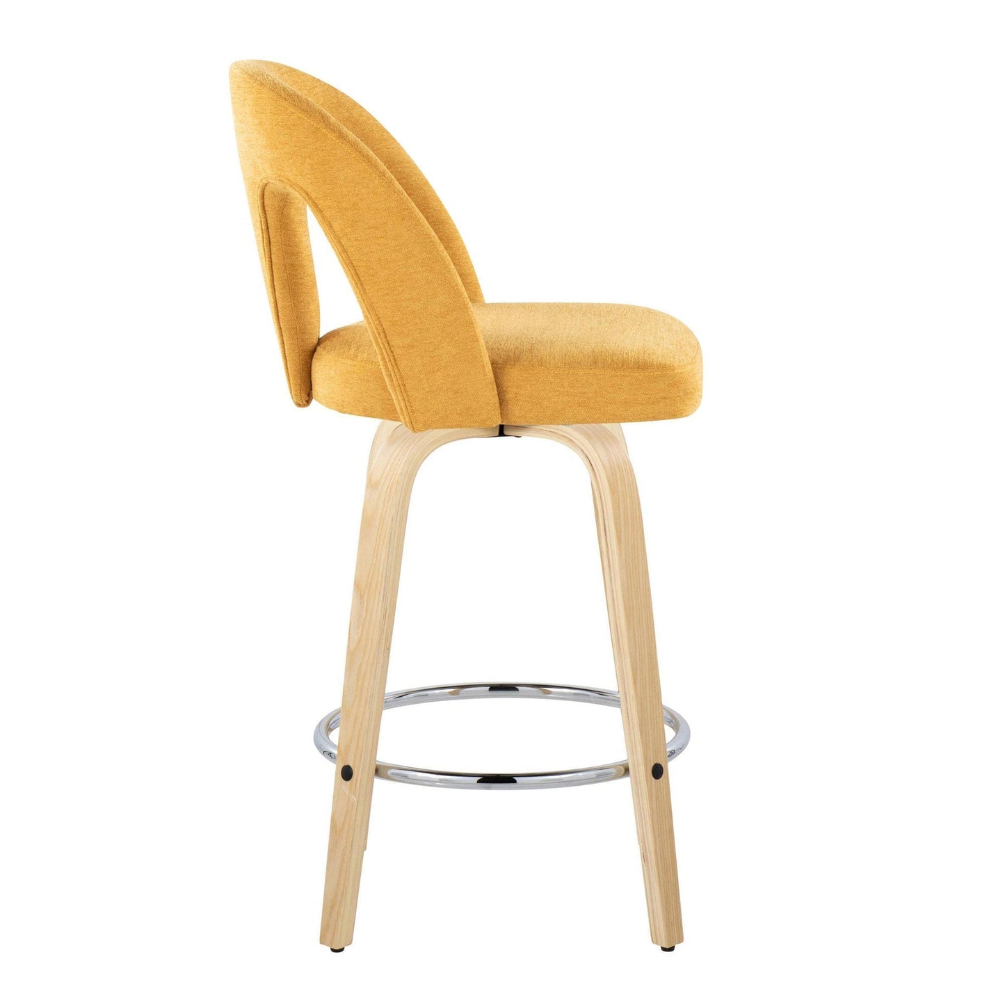 Majestic Office Furniture Upholstered 26" Fixed-Height Counter Stool - Set of 2