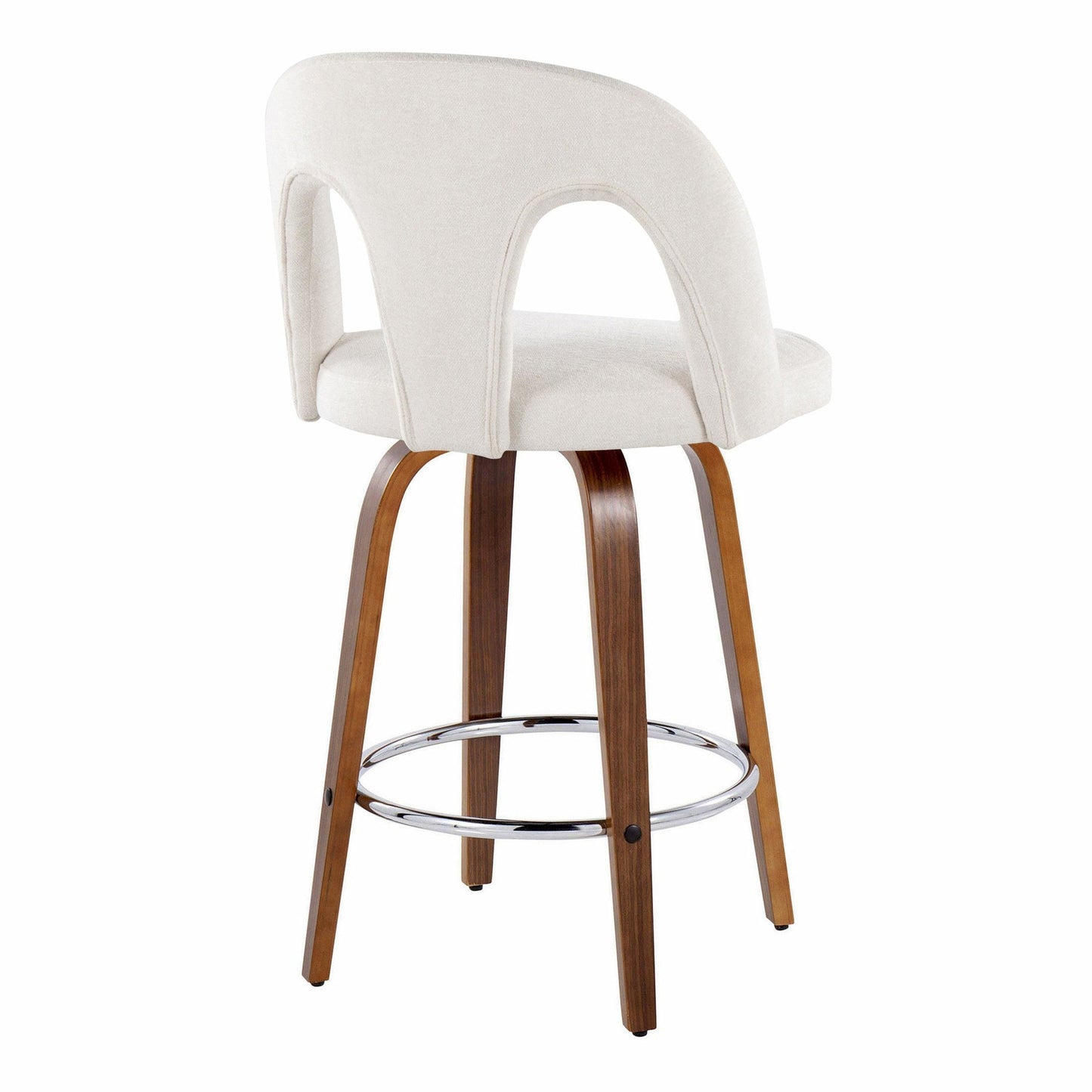 Majestic Office Furniture Upholstered 26" Fixed-Height Counter Stool - Set of 2