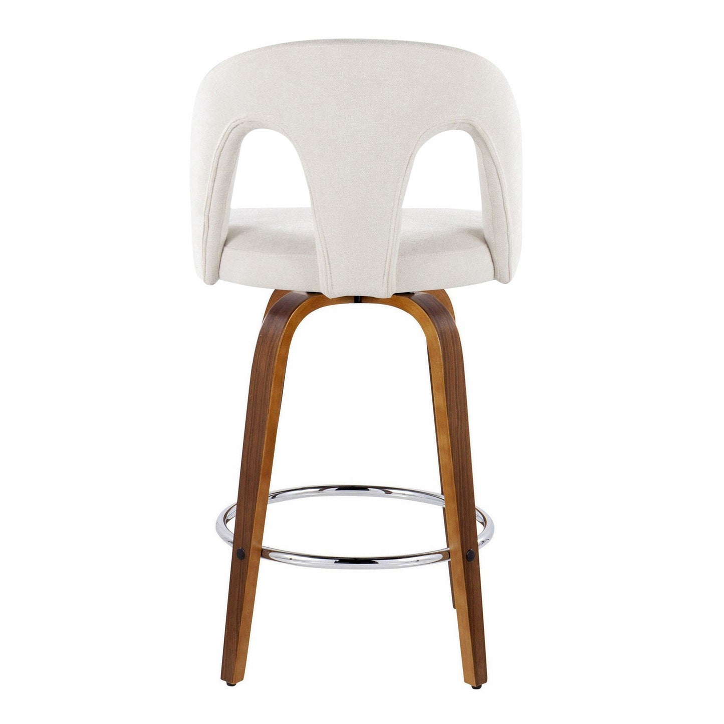 Majestic Office Furniture Upholstered 26" Fixed-Height Counter Stool - Set of 2