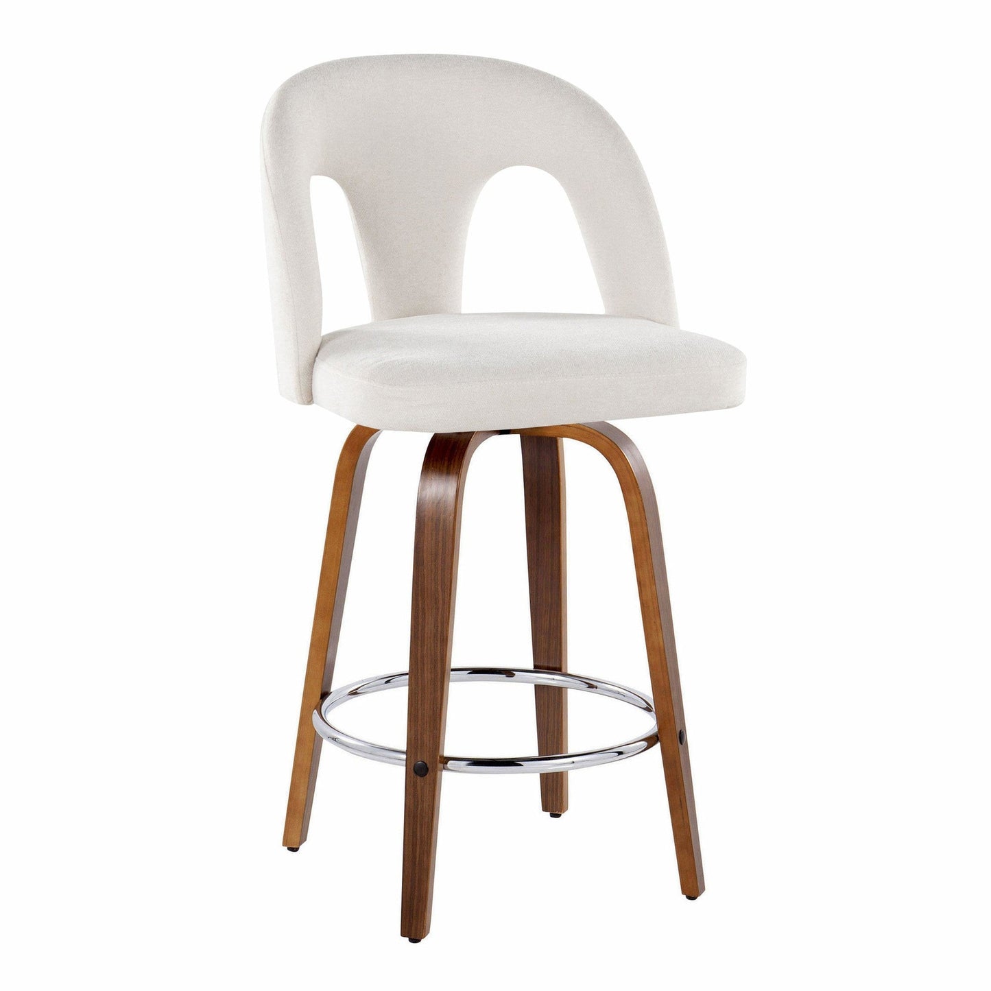 Majestic Office Furniture Upholstered 26" Fixed-Height Counter Stool - Set of 2