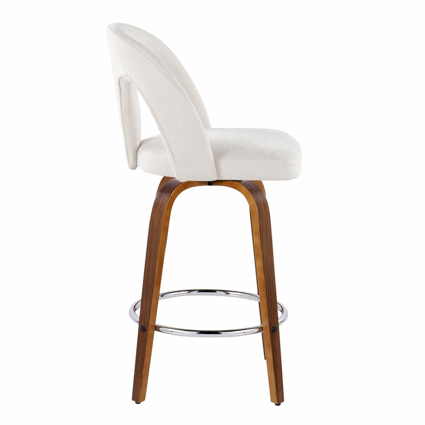 Majestic Office Furniture Upholstered 26" Fixed-Height Counter Stool - Set of 2