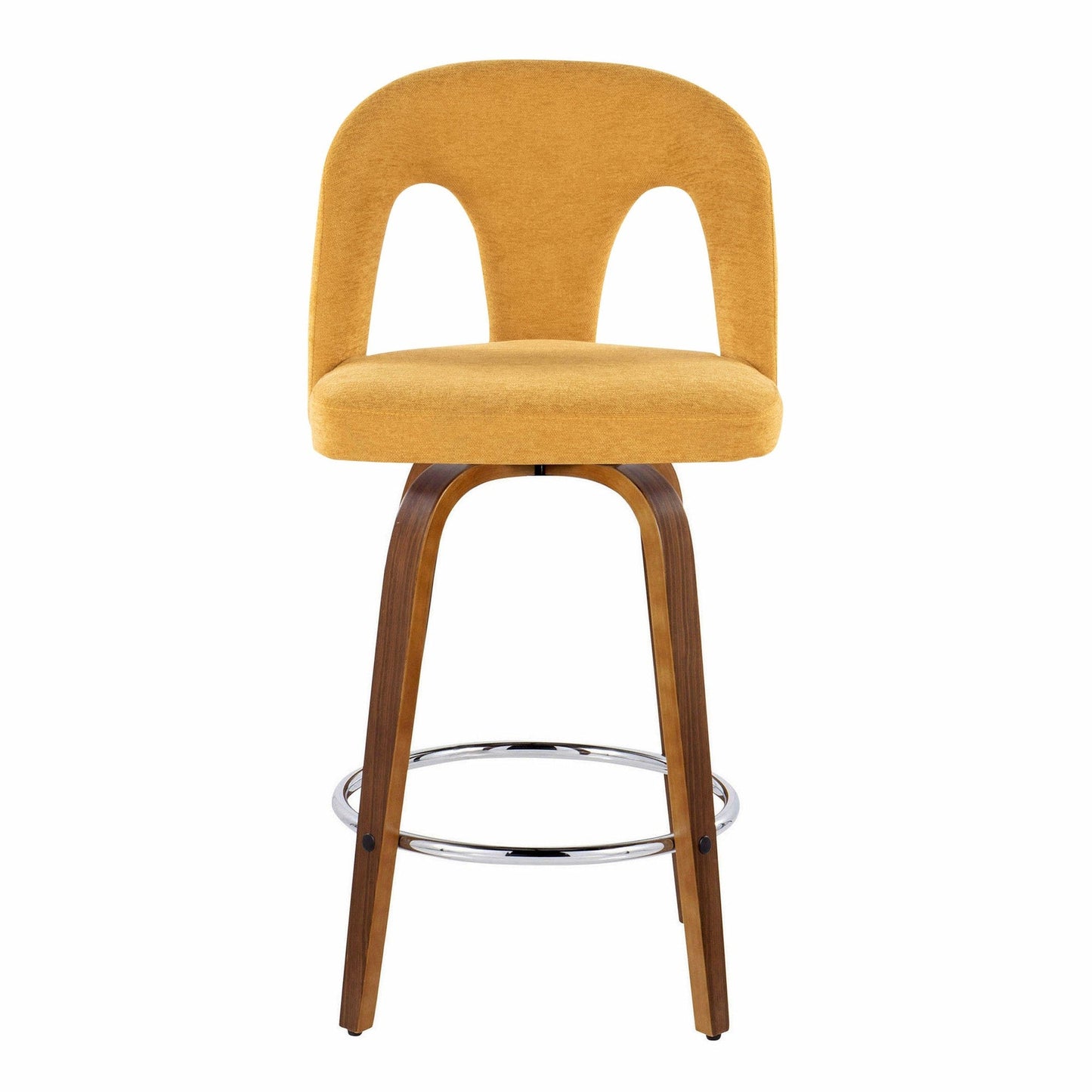 Majestic Office Furniture Upholstered 26" Fixed-Height Counter Stool - Set of 2