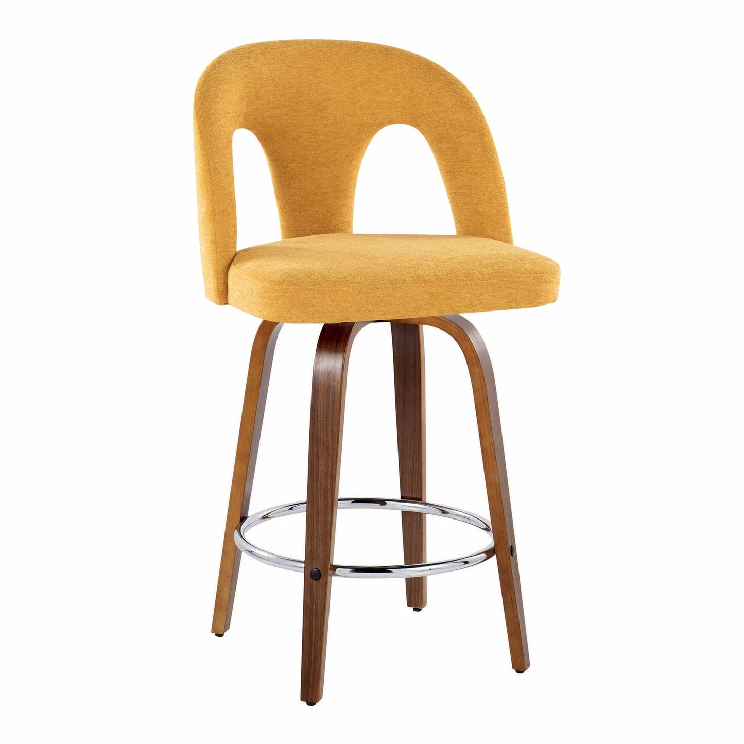 Majestic Office Furniture Upholstered 26" Fixed-Height Counter Stool - Set of 2