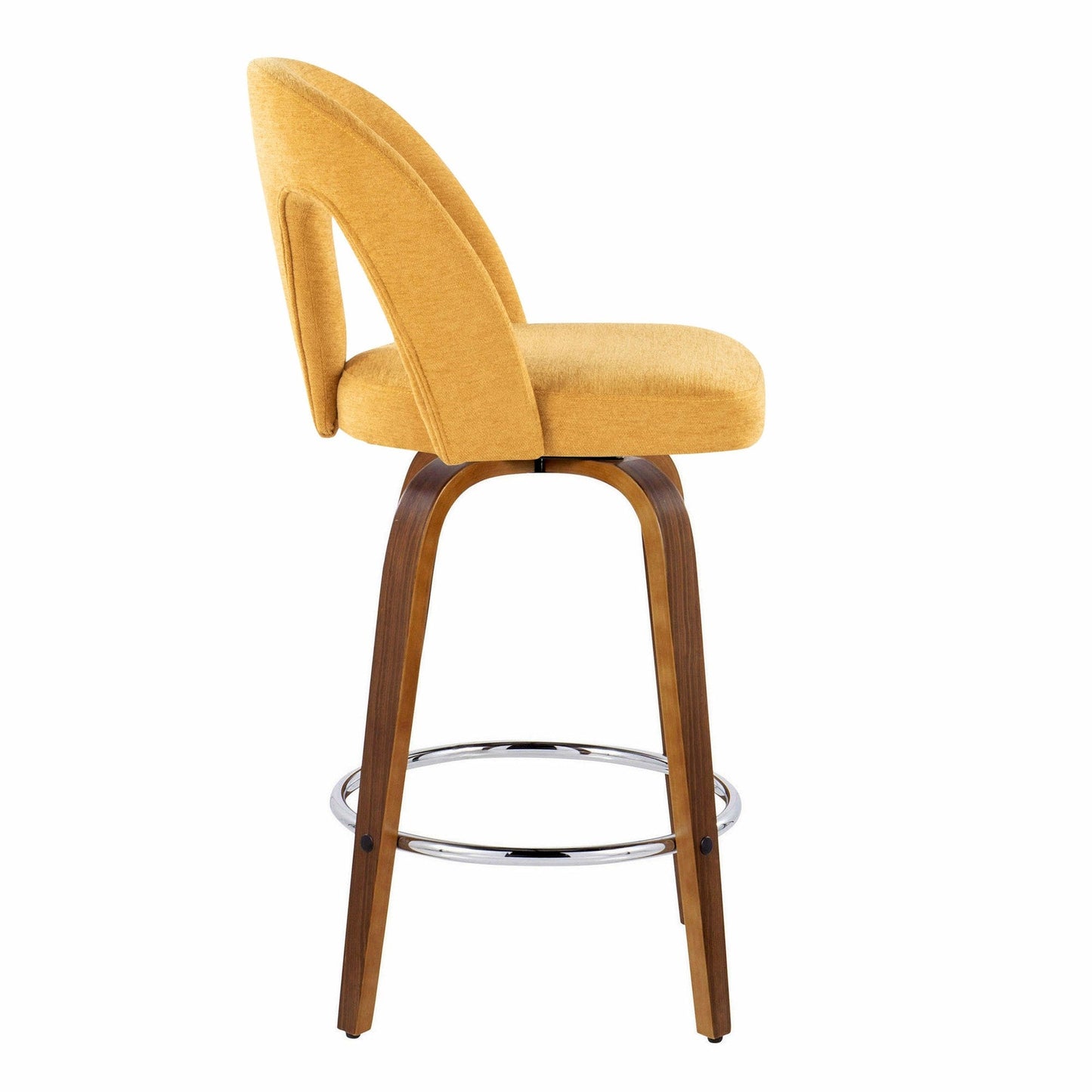 Majestic Office Furniture Upholstered 26" Fixed-Height Counter Stool - Set of 2
