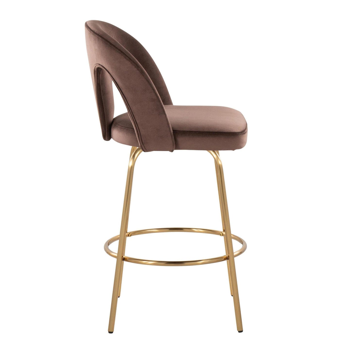 Majestic Office Furniture Upholstered 26" Fixed-Height Counter Stool - Set of 2