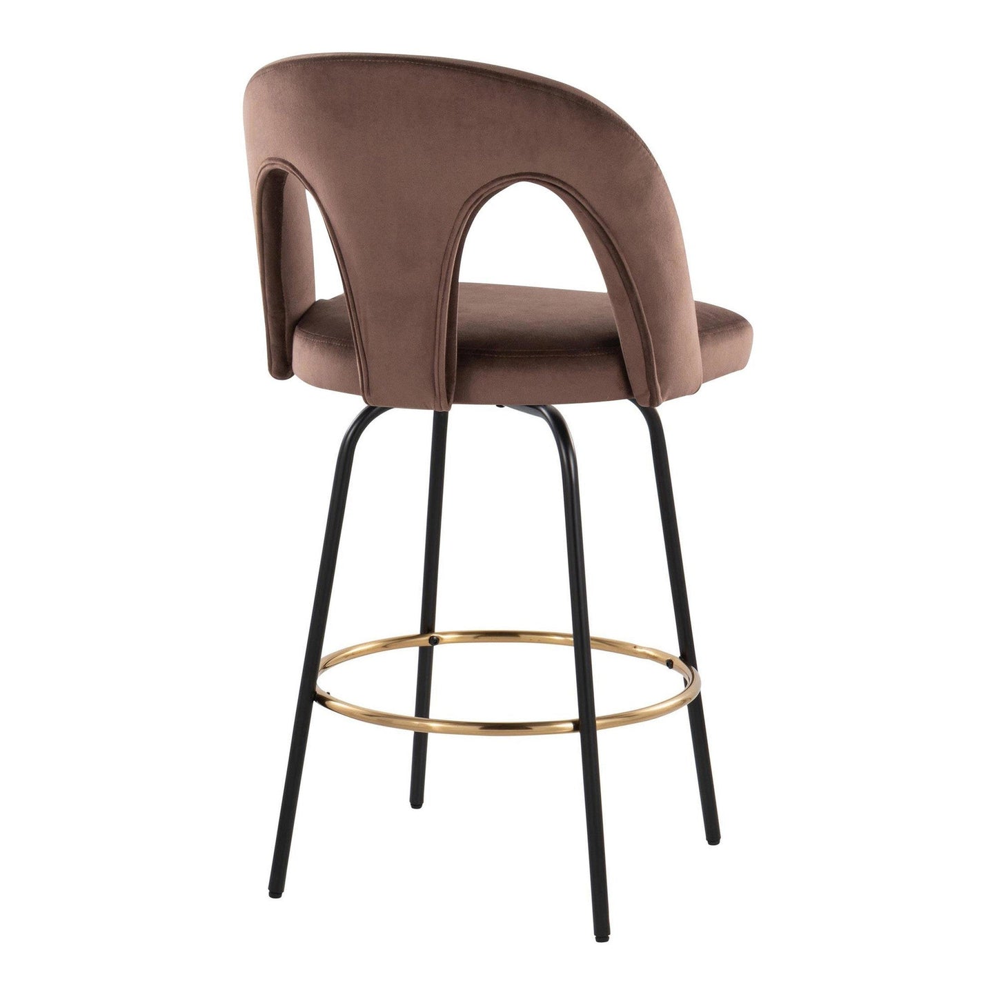 Majestic Office Furniture Upholstered 26" Fixed-Height Counter Stool - Set of 2
