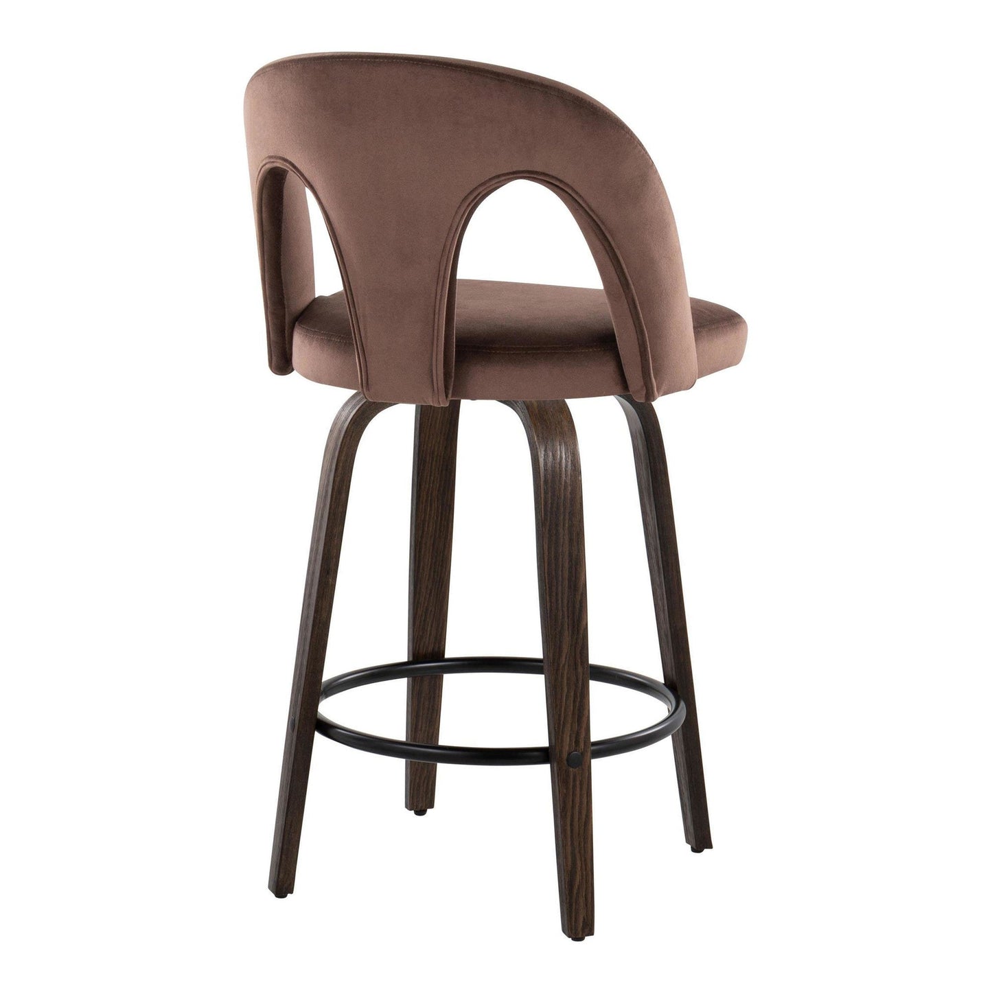 Majestic Office Furniture Upholstered 26" Fixed-Height Counter Stool - Set of 2